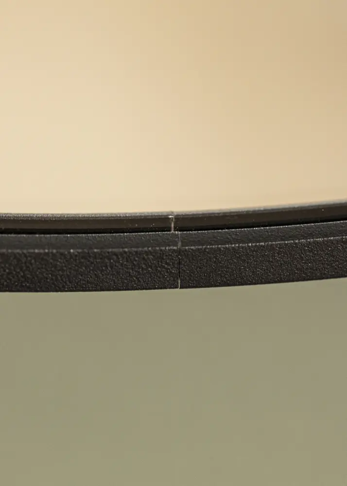 KAILA KAILA Round Mirror - Edge Black 80 cm Ø