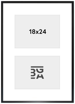 Galleri 1 Edsbyn Collage Frame XXII Black - 2 Pictures (18x24 cm)