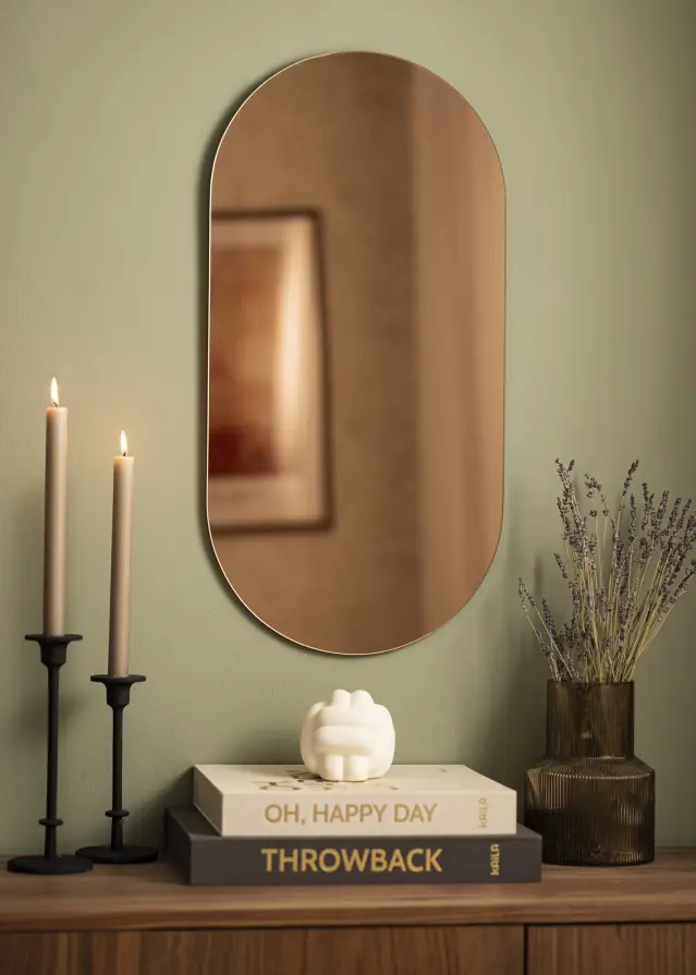 KAILA KAILA Mirror Oval Rose Gold 35x70 cm