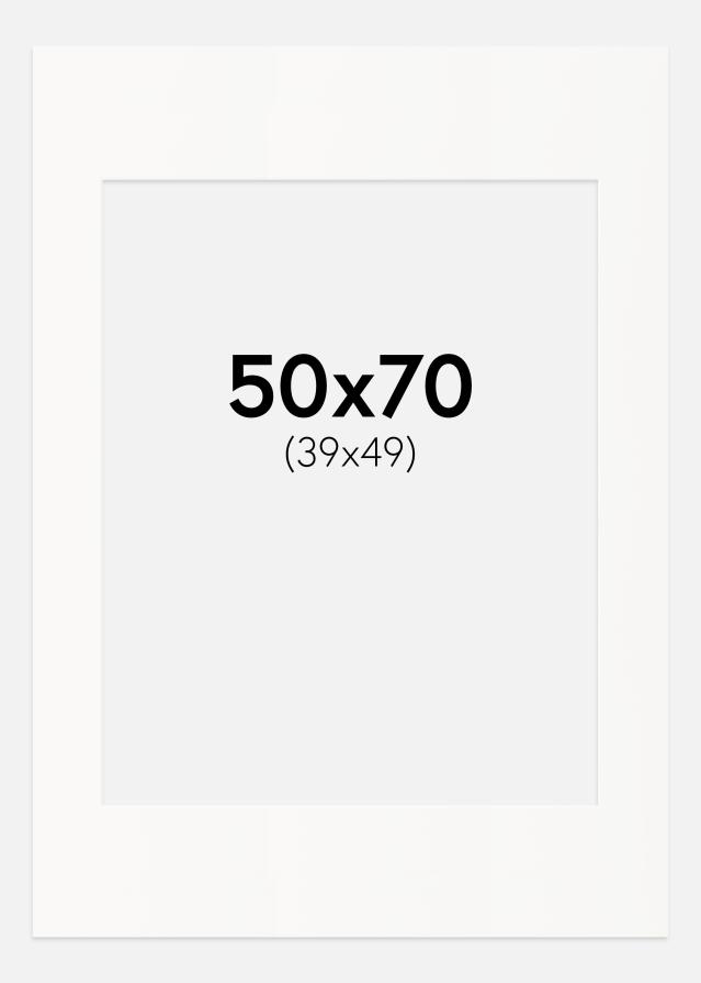 Galleri 1 Passepartout Offwhite (White Core) 50x70 cm (39x49)