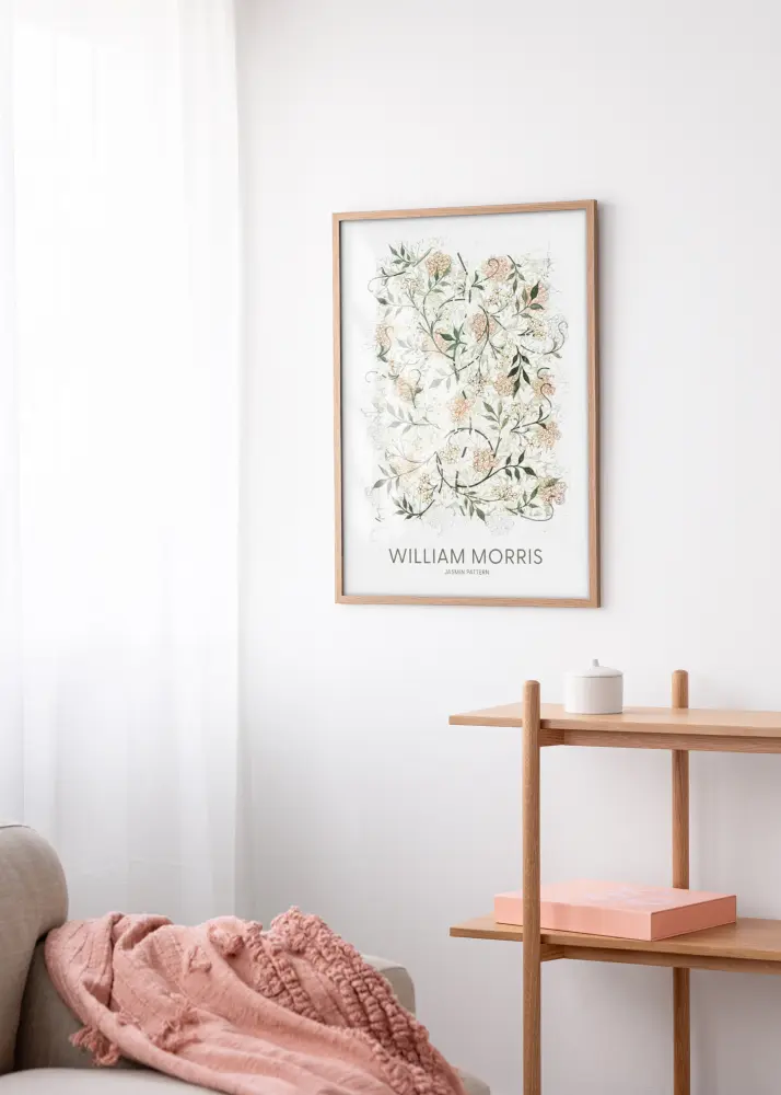 BGA Frame Modern Acrylic Glass Teak 30x40cm
