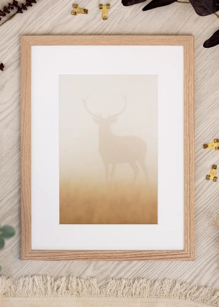 Galleri 1 - Extern Frame Timeless Acrylic Glass Solid Oak 30x45 cm