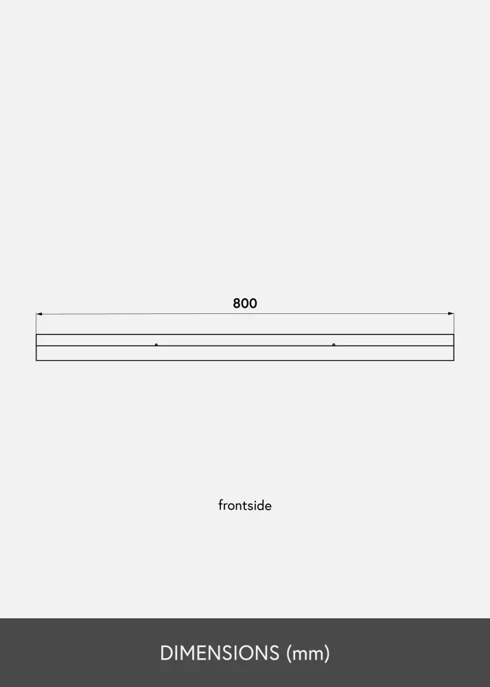Artlink Picture shelf Oak 80 cm