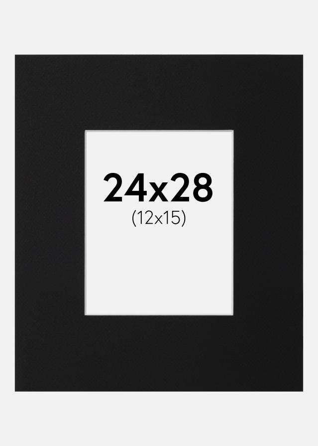 Artlink Mount Black Standard (White Core) 24x28 cm (12x15)