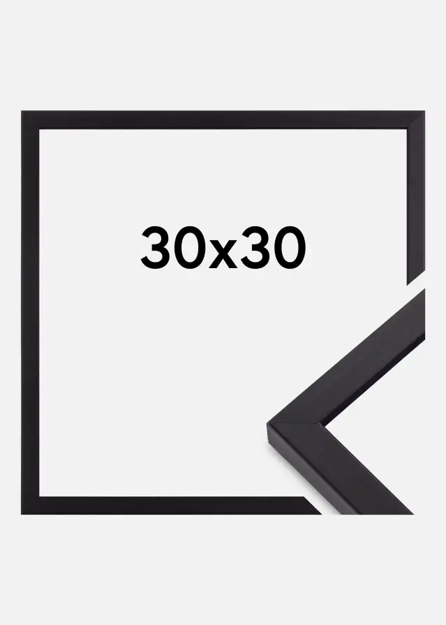 Mavanti Frame Torrance Matt Anti-reflective glass Black 30x30 cm