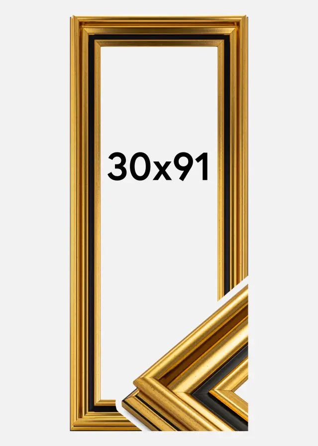 Ramverkstad Frame Gysinge Premium Gold 30x91 cm