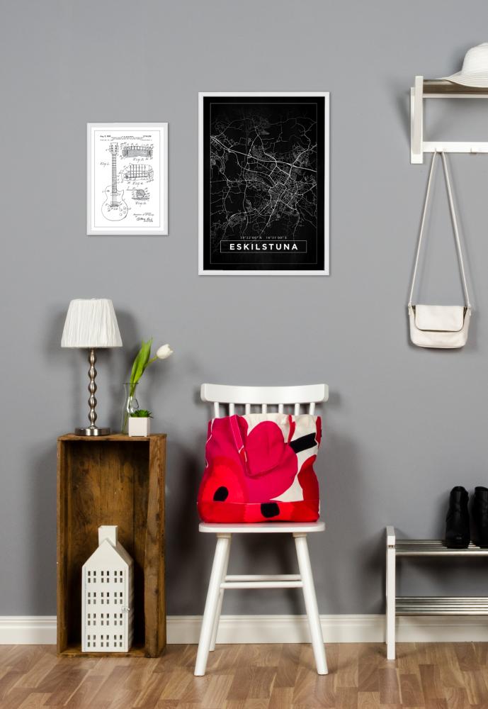 Bildverkstad Patent drawing - Electric guitar I Poster