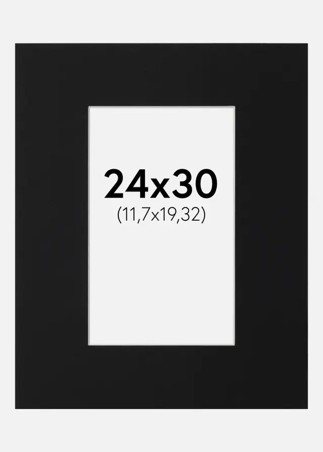 Artlink Mount Black Standard (White Core) 24x30 cm (11,7x19,32)