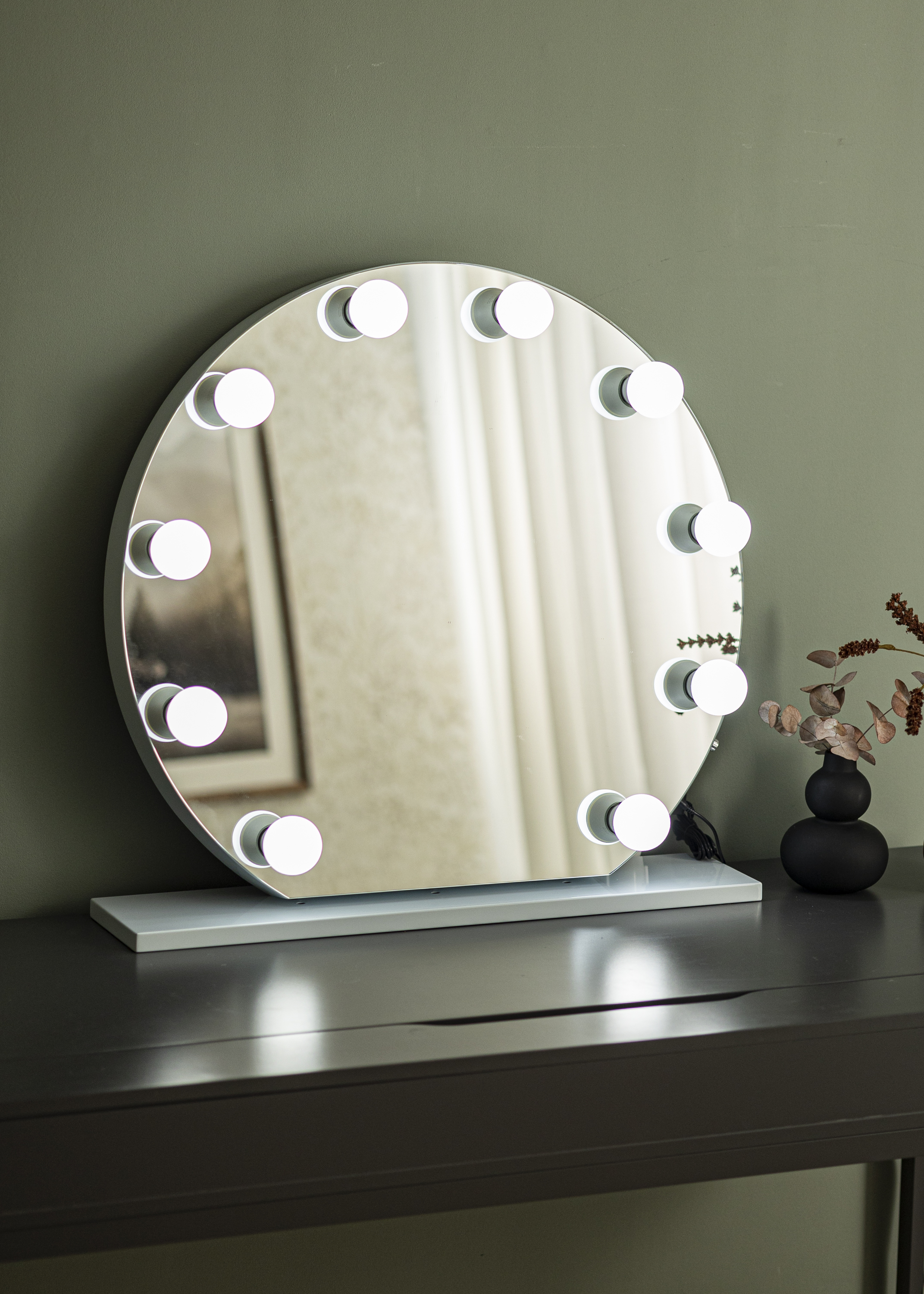 KAILA Make-up Mirror Hollywood 10 E27 White 70x65 cm