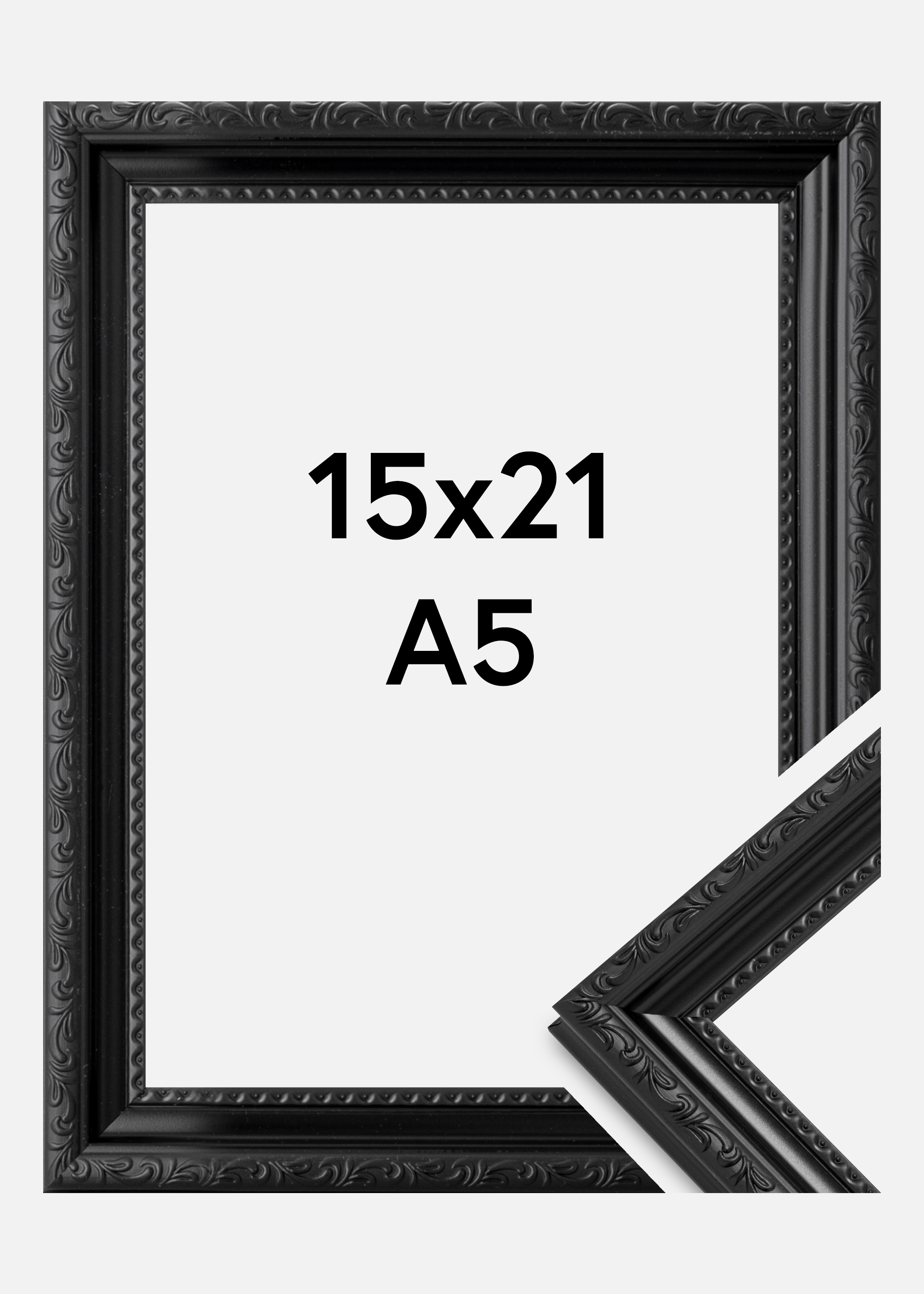 Frame Abisko Acrylic Glass Black 15x21 cm (A5)