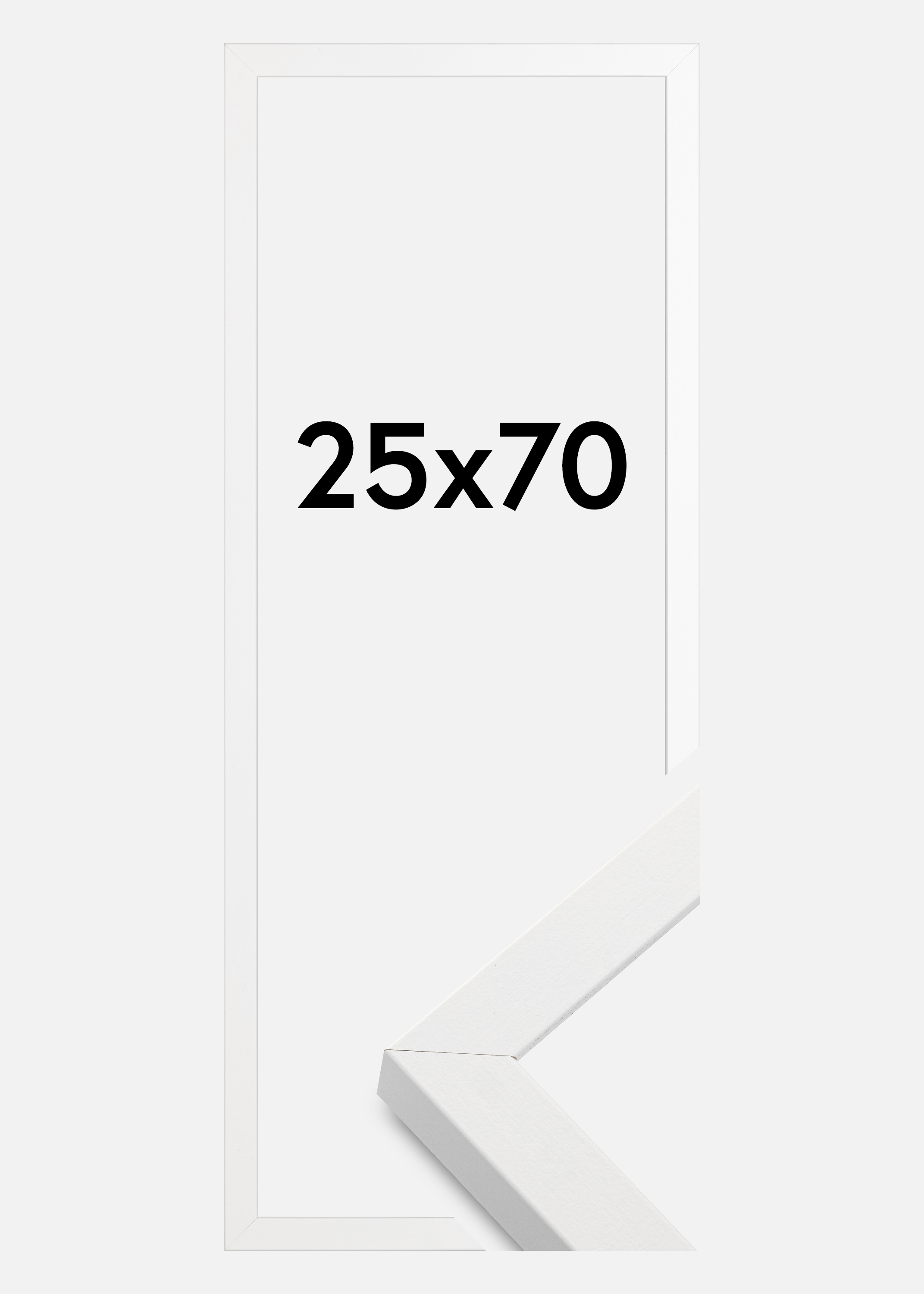 Frame Amanda Box White 25x70 cm