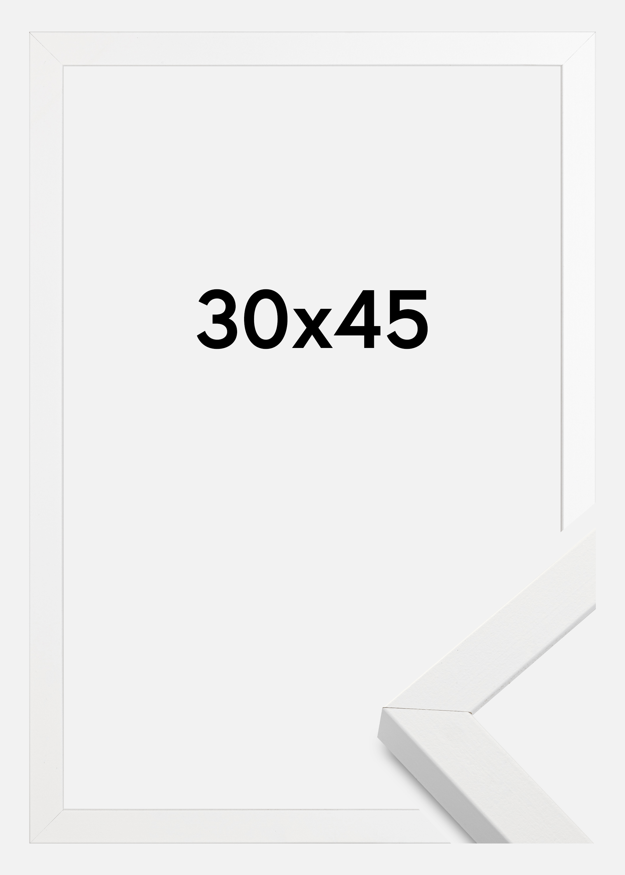 Frame Amanda Box White 30x45 cm