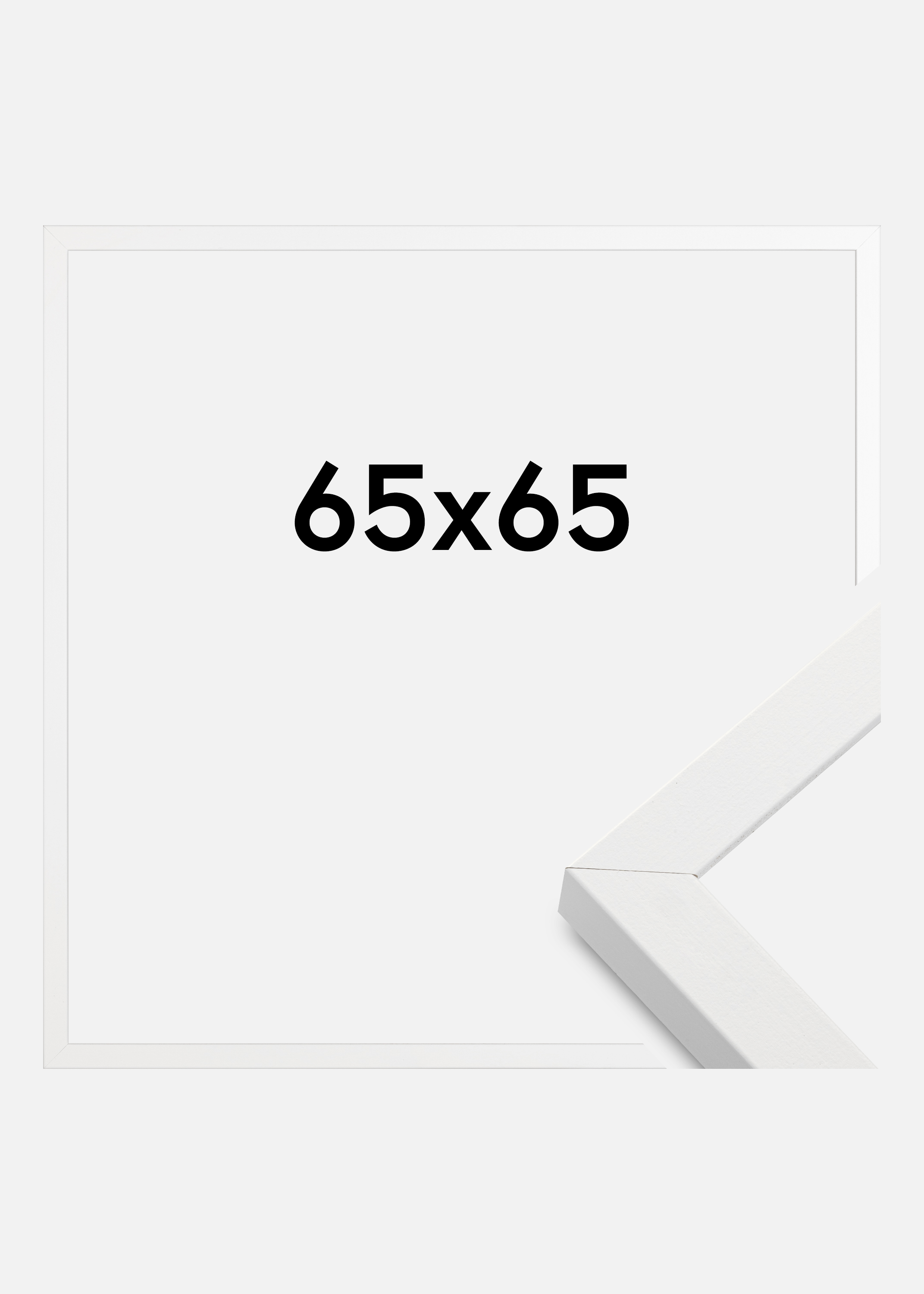 Frame Amanda Box White 65x65 cm