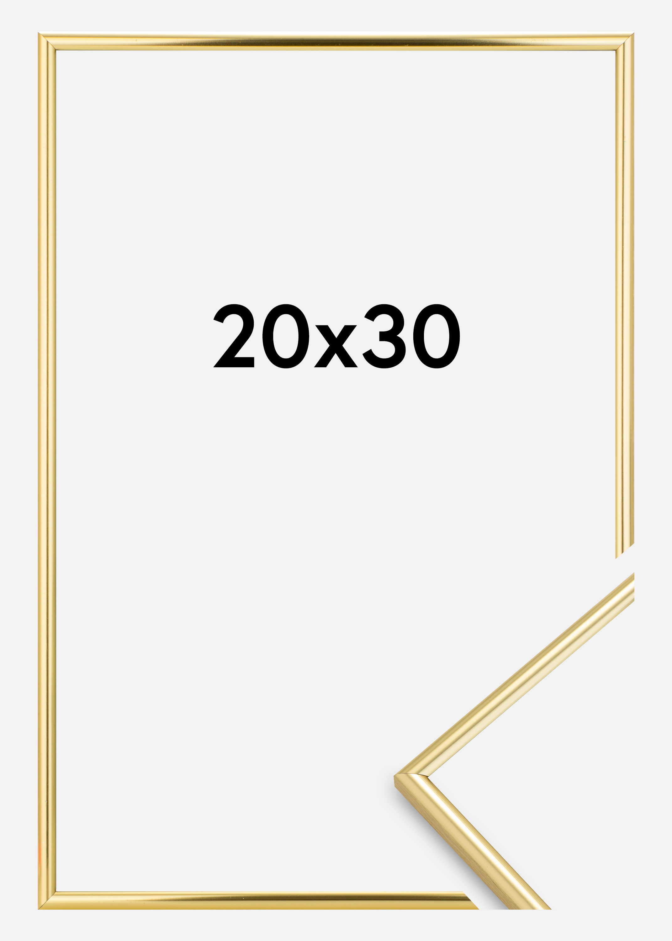 Frame Can-Can Gold 20x30 cm