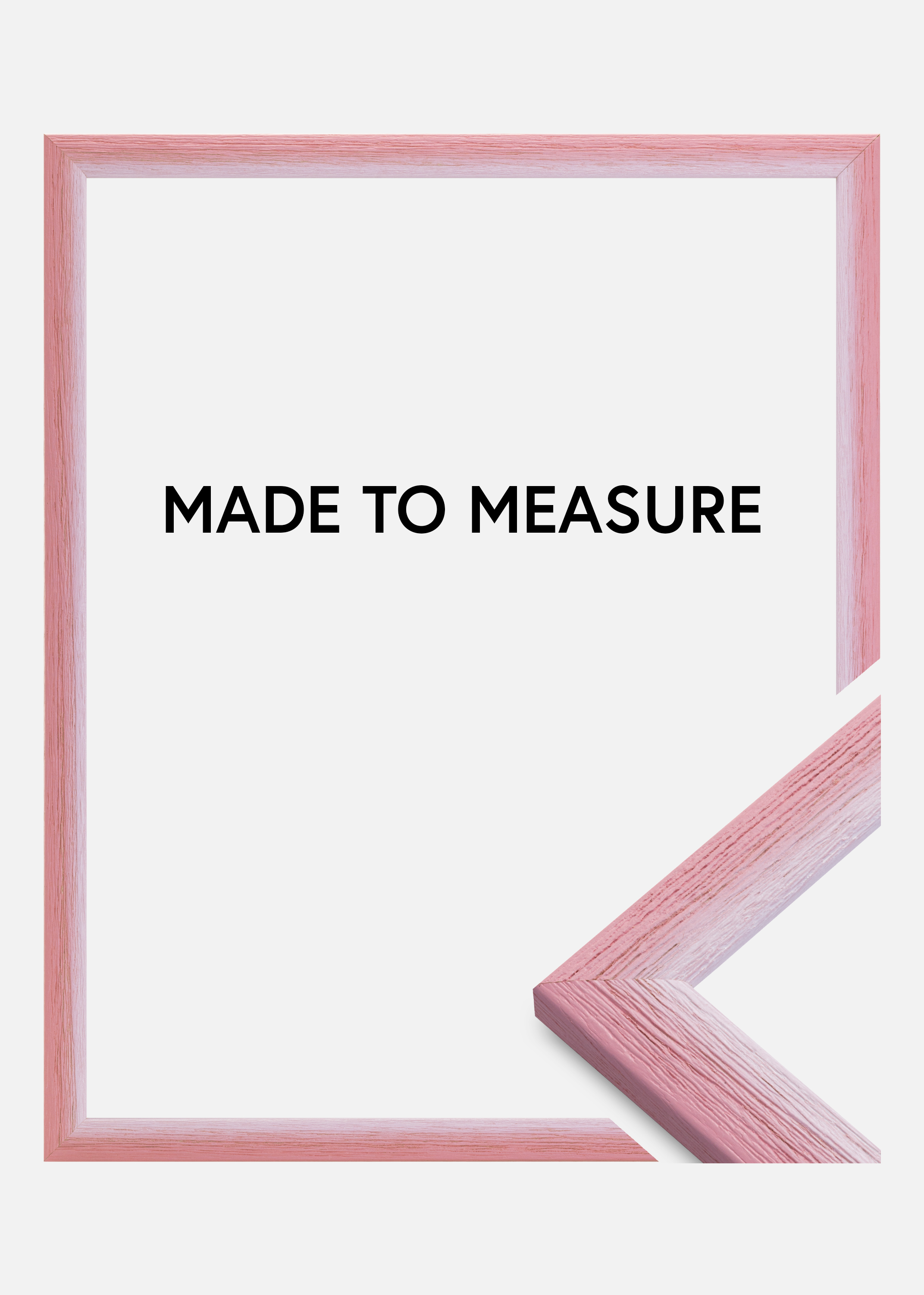 Frame Cornwall Pink - Custom Size (Without glass)
