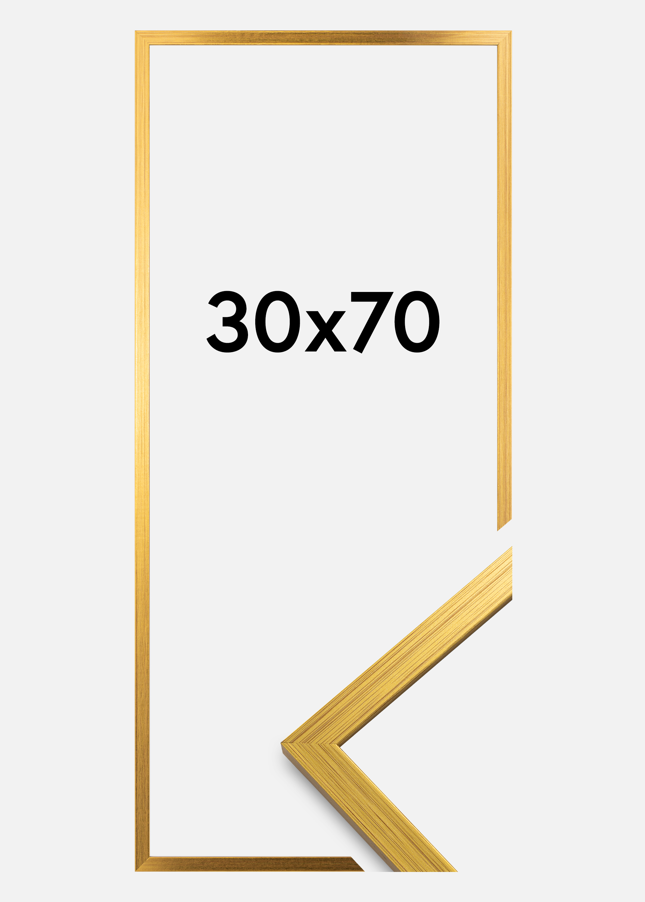 Frame Edsbyn Acrylic glass Gold 30x70 cm