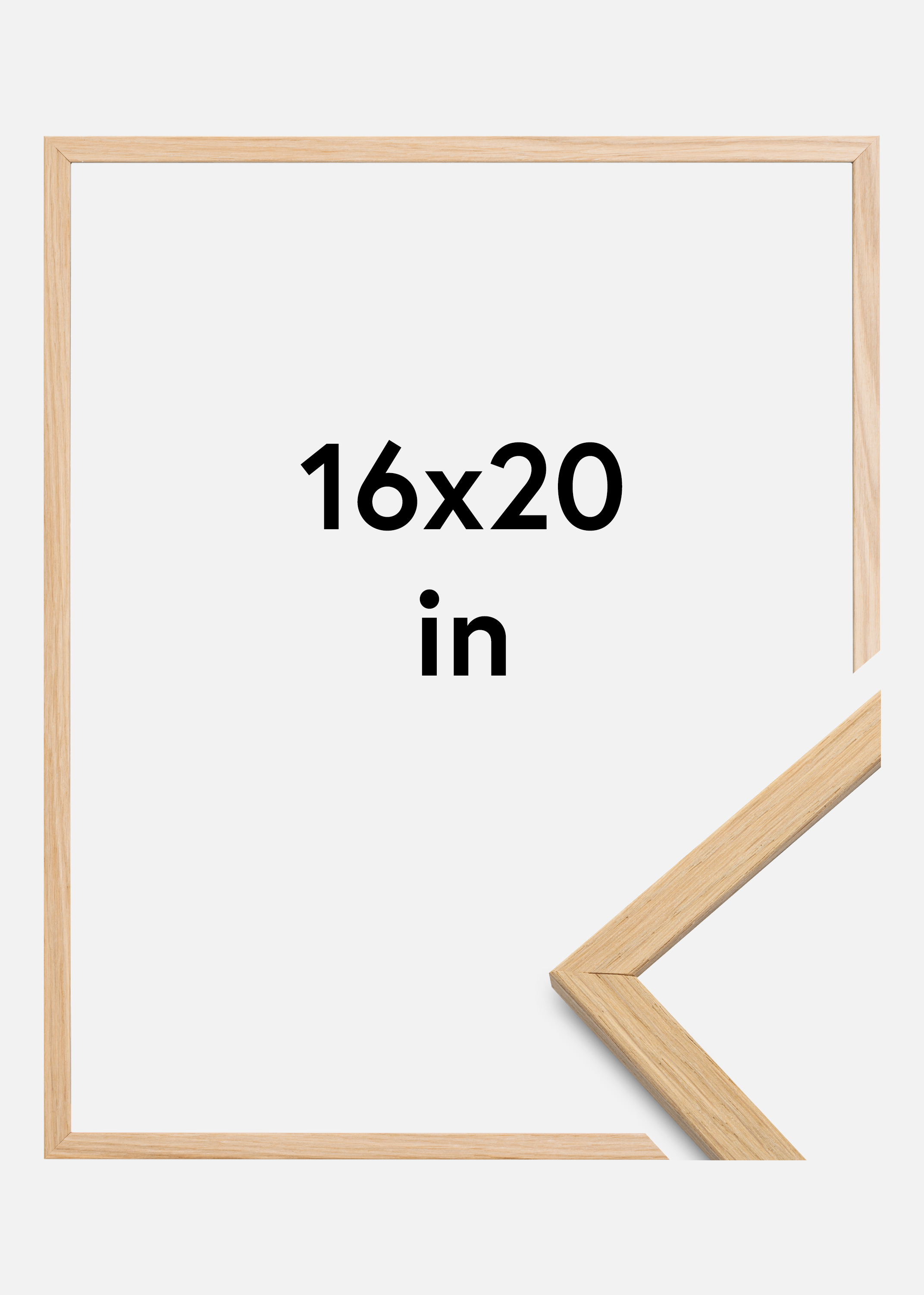 Frame Edsbyn Oak 16x20 inches (40.64x50.8 cm)