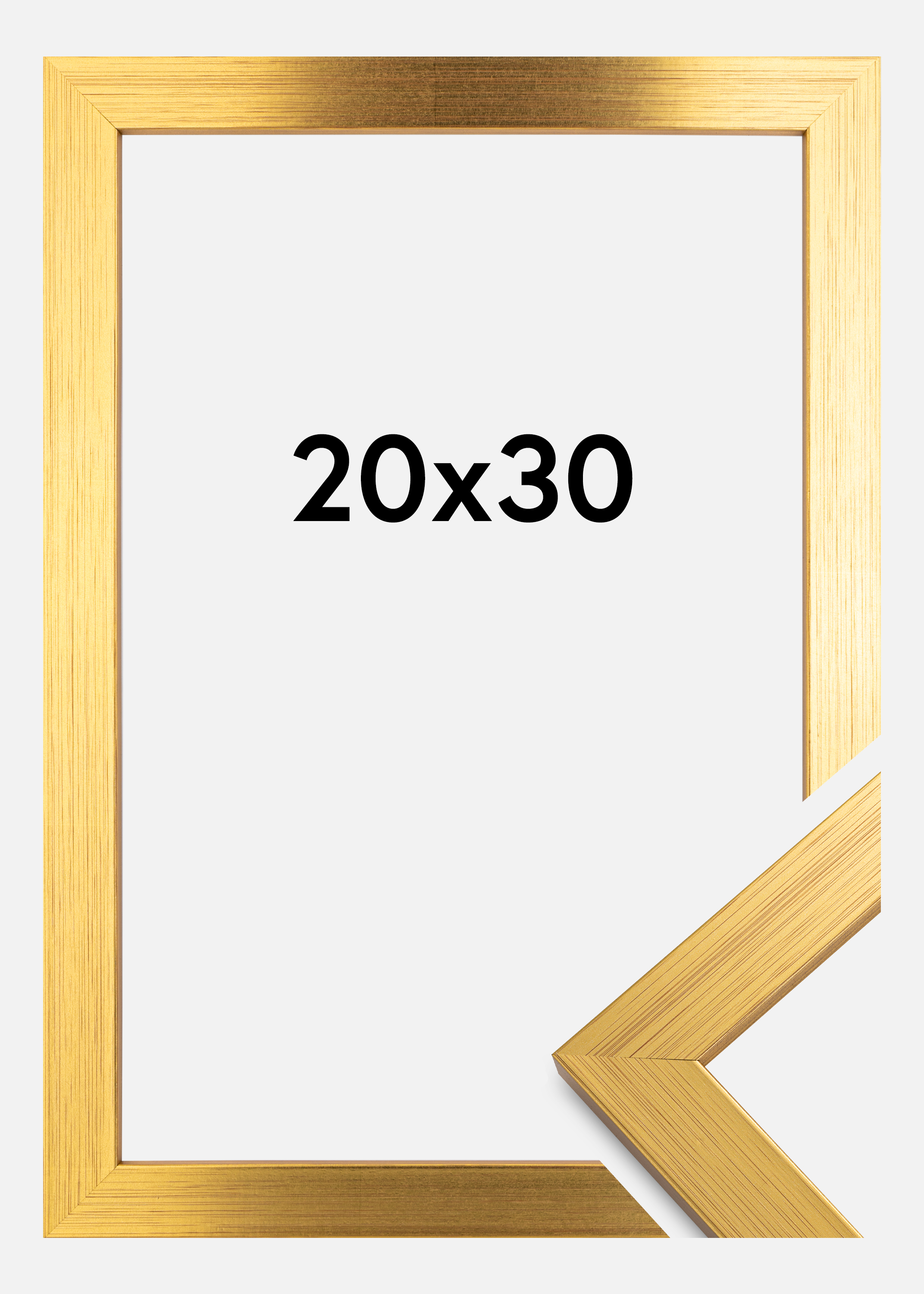 Frame Gold Wood Acrylic glass 20x30 cm