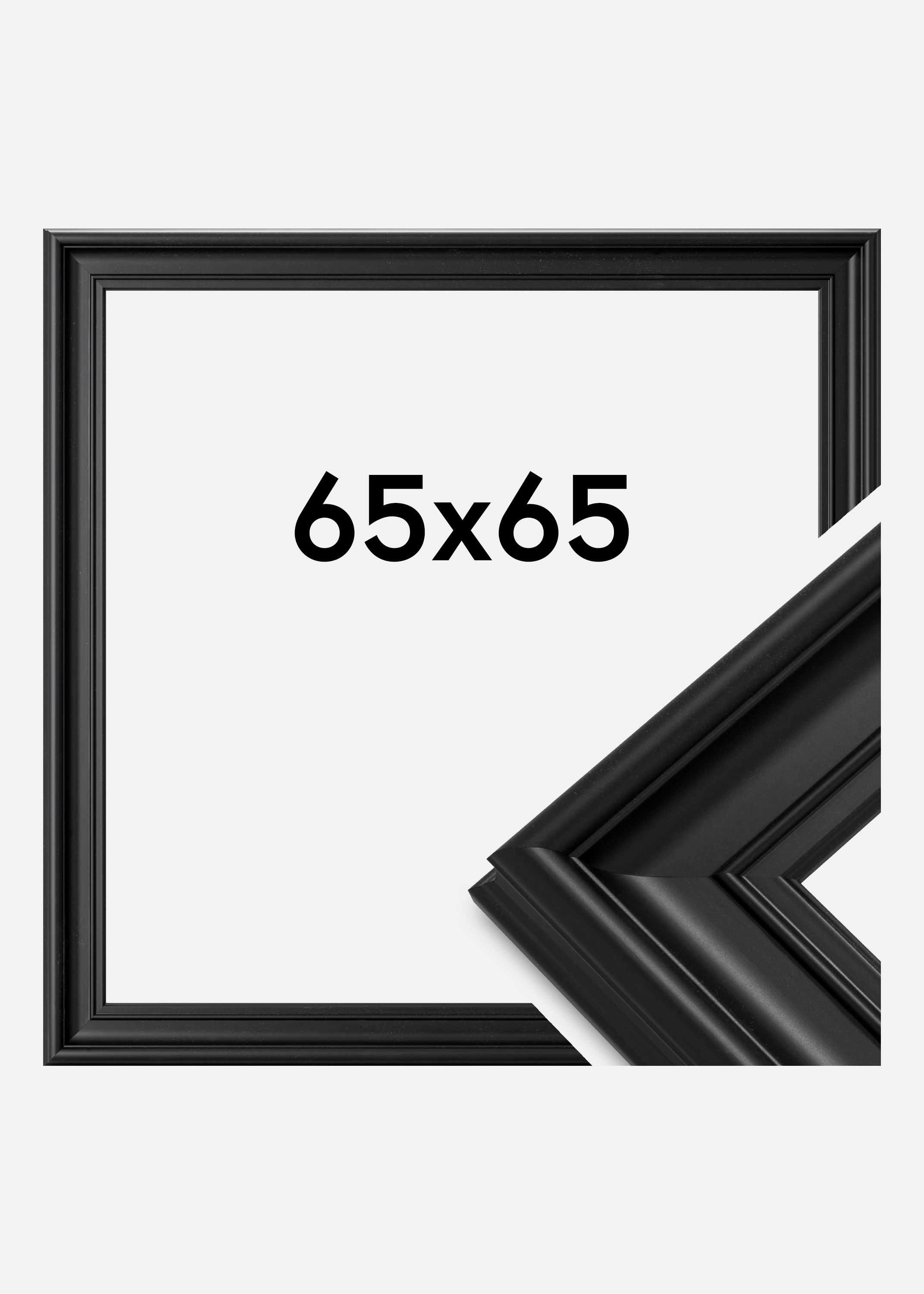 Frame Mora Premium Black 65x65 cm