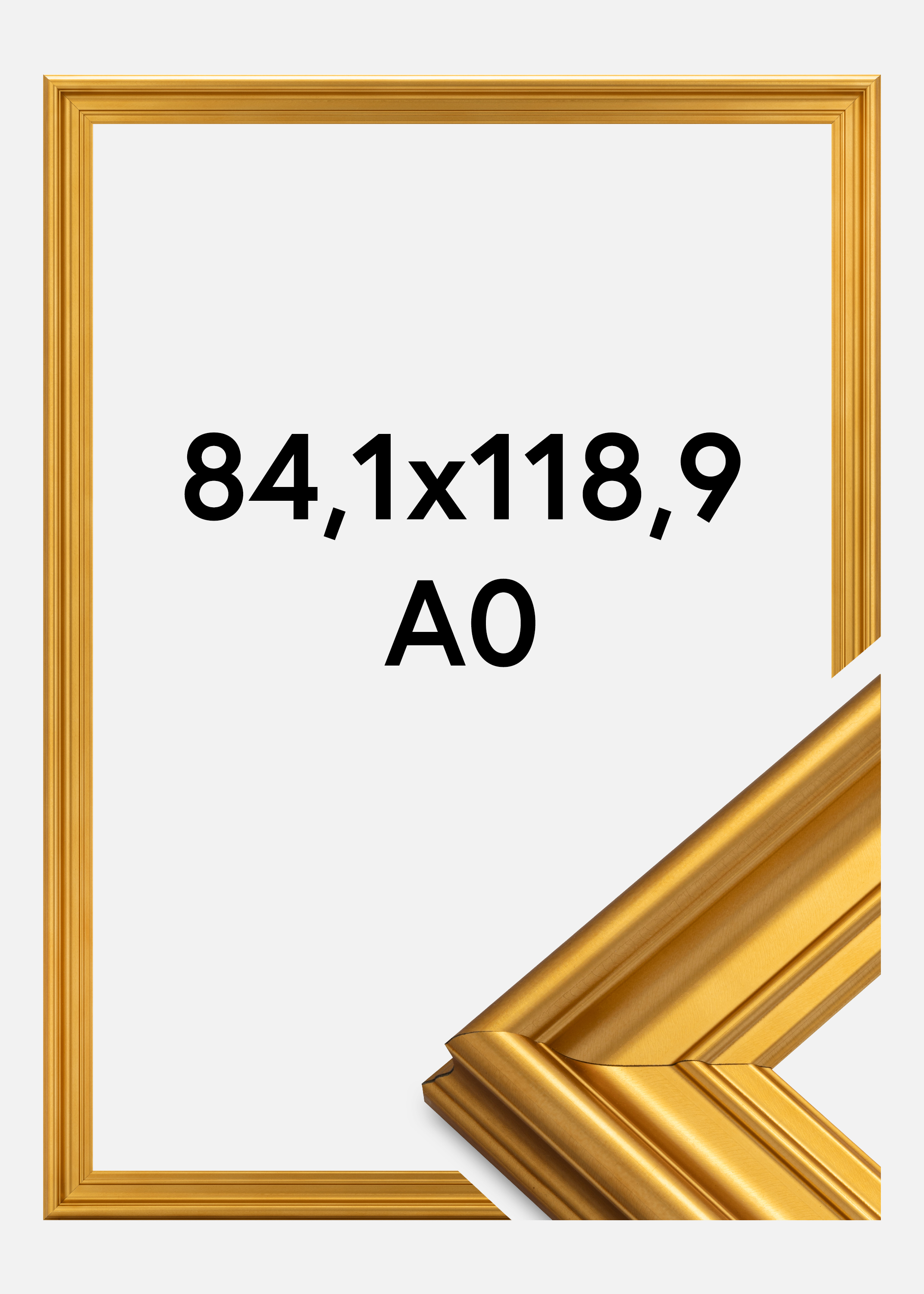 Frame Mora Premium Gold 84,1x118,9 cm (A0)