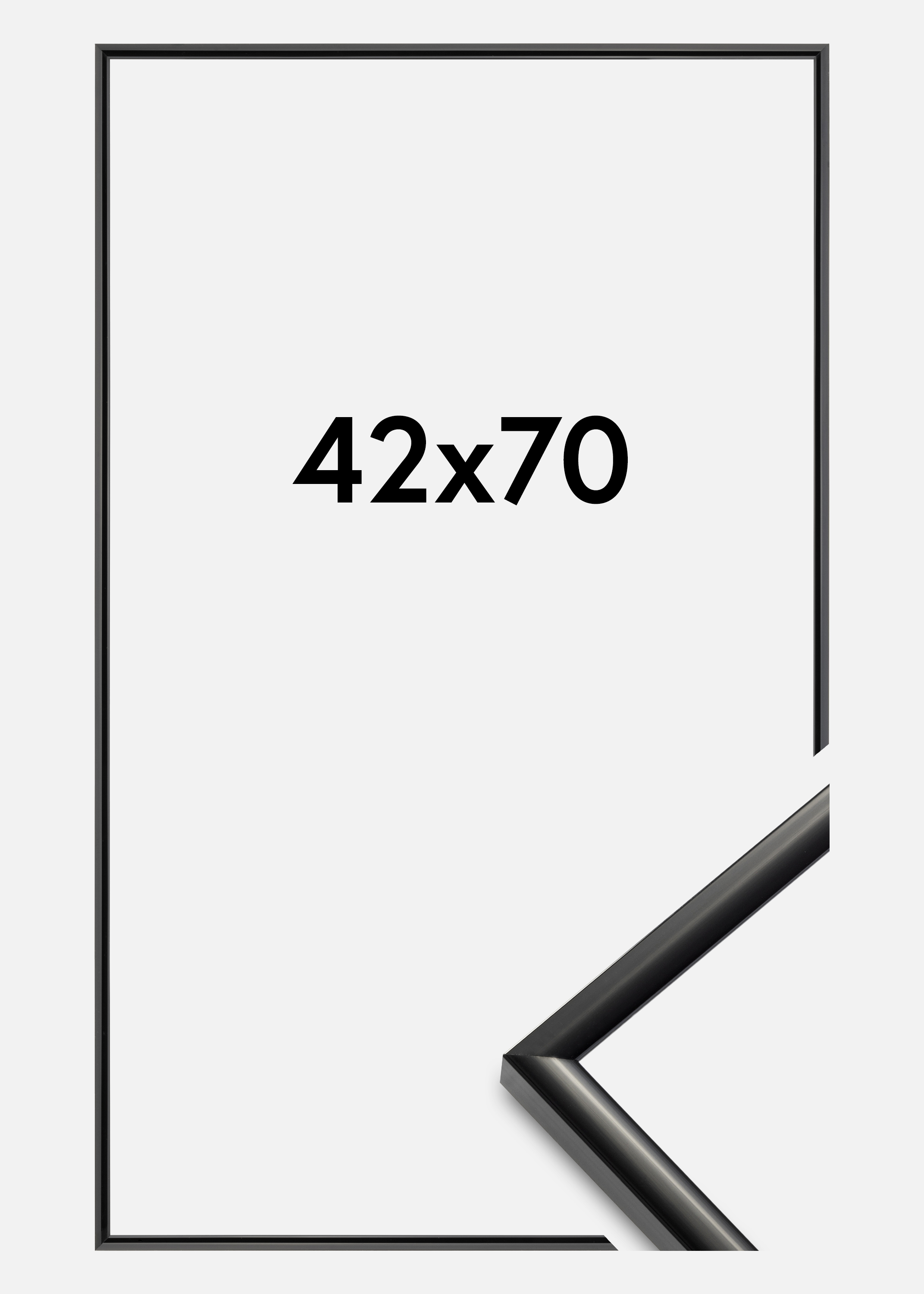 Frame New Lifestyle Black 42x70 cm