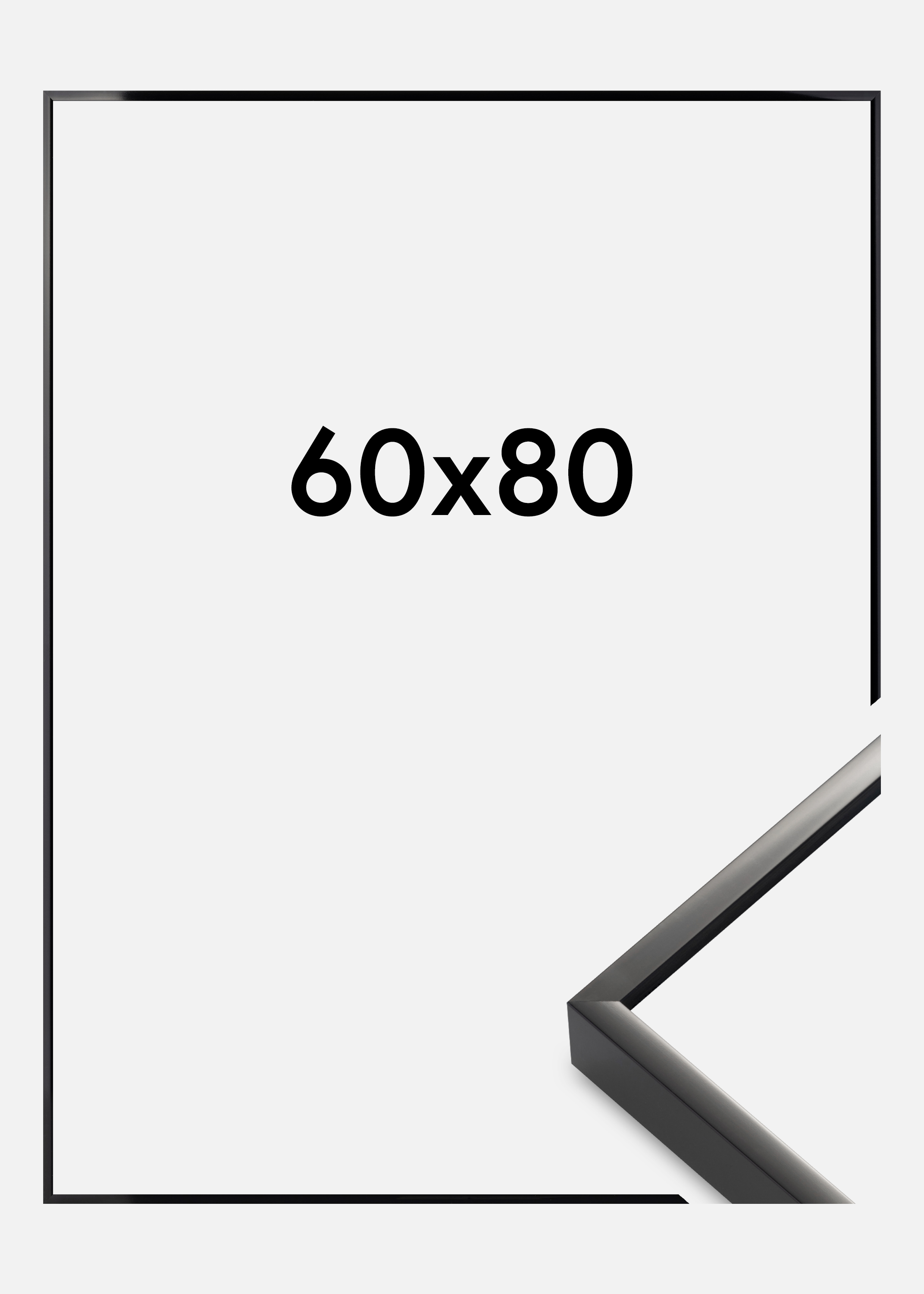 Frame Nielsen Premium Alpha Glossy Black 60x80 cm
