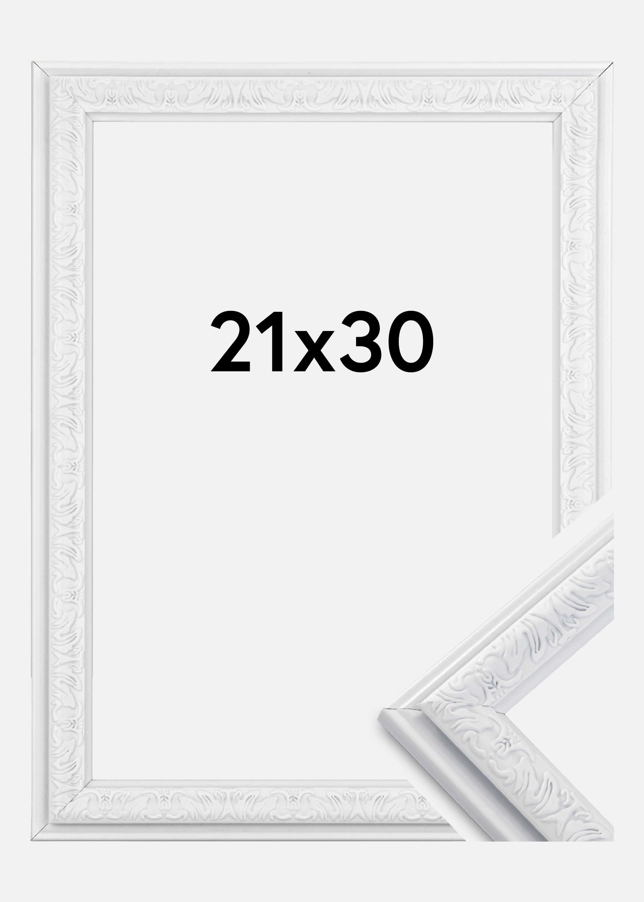 Frame Nostalgia White 21x30 cm