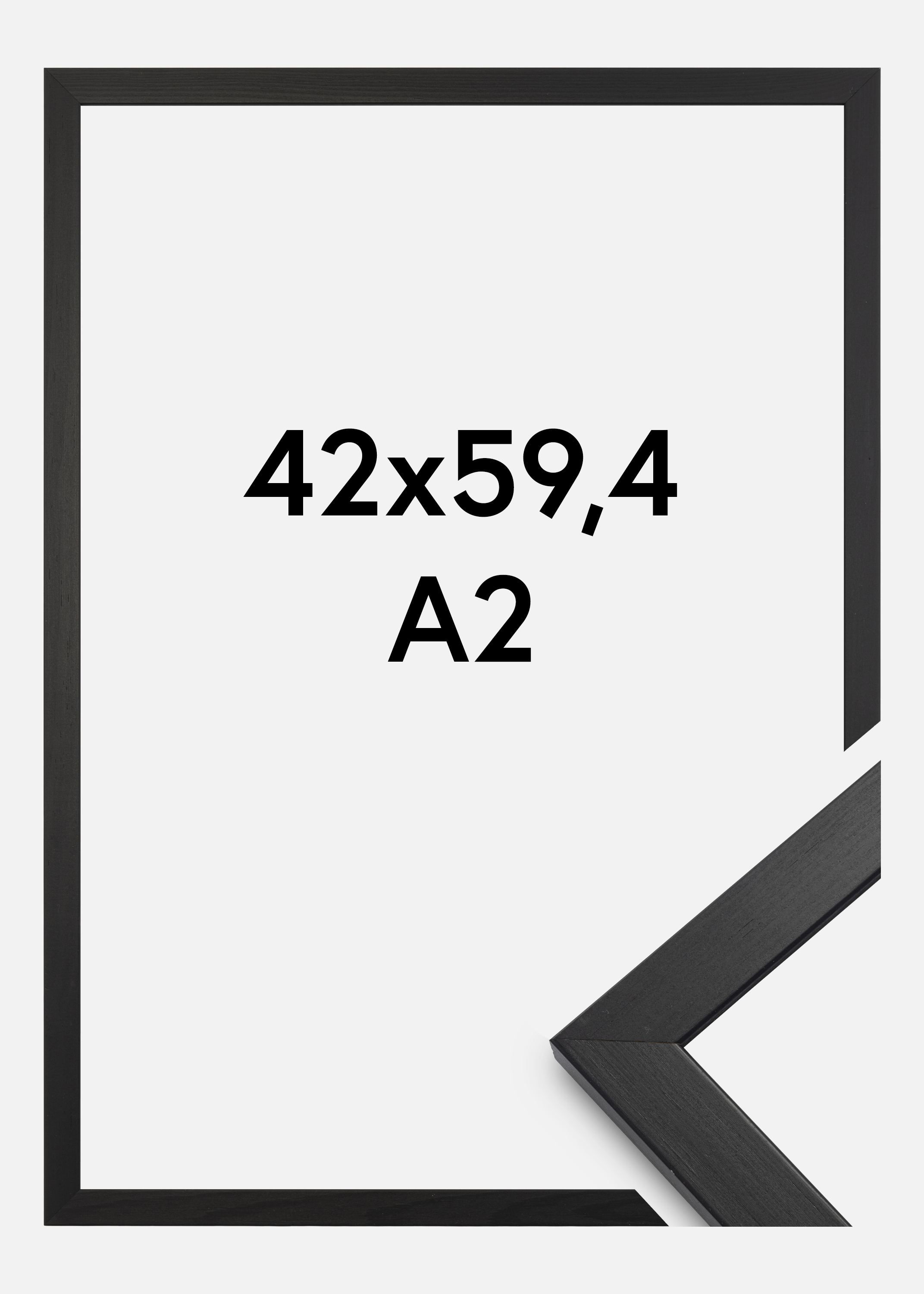 Frame Stilren Acrylic glass Black 42x59.4 cm (A2)