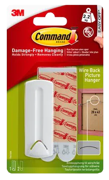 Focus 3M Command Picture Hanger for Wire White - 2.2 kg