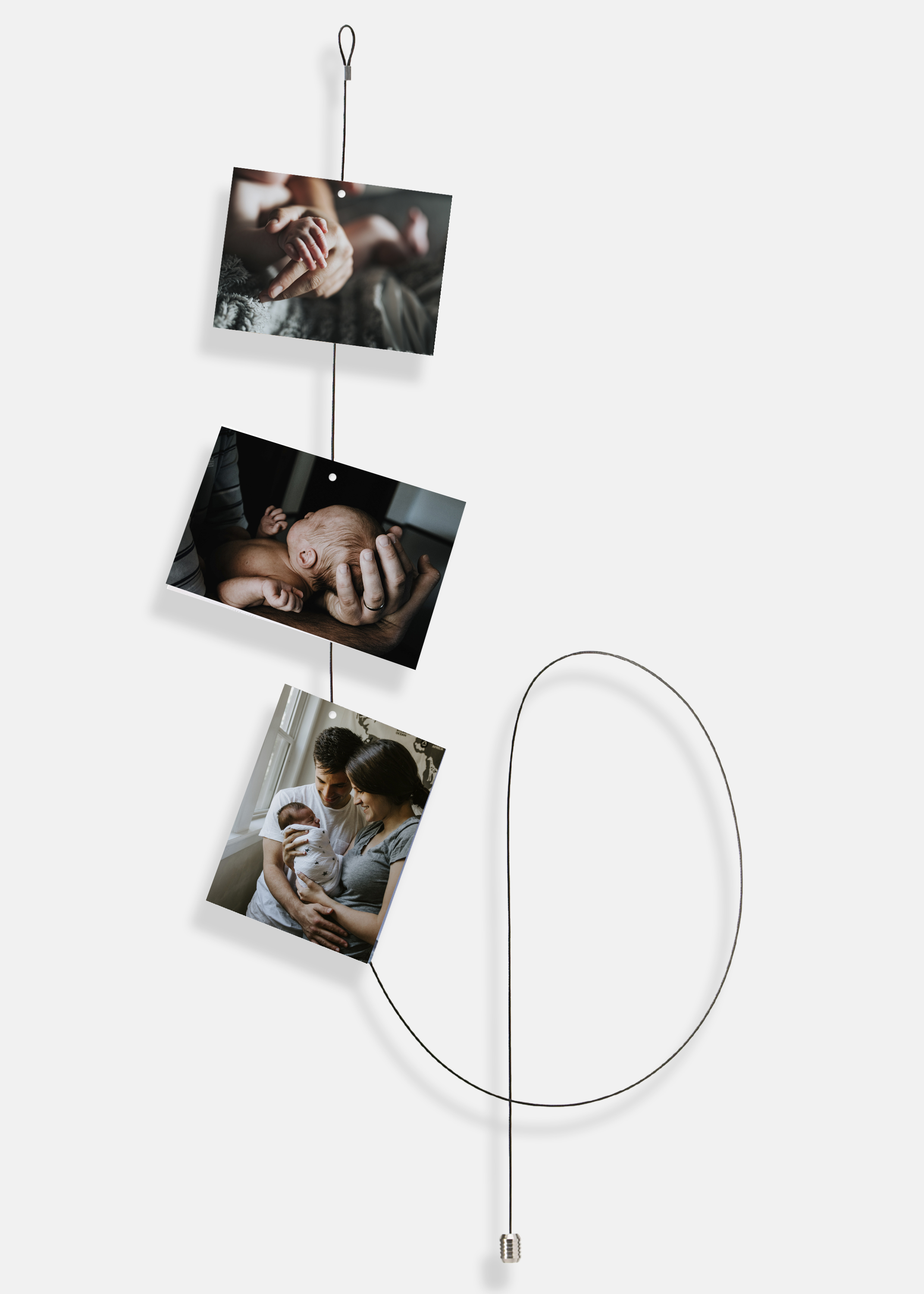 Photo wire 150cm - Black