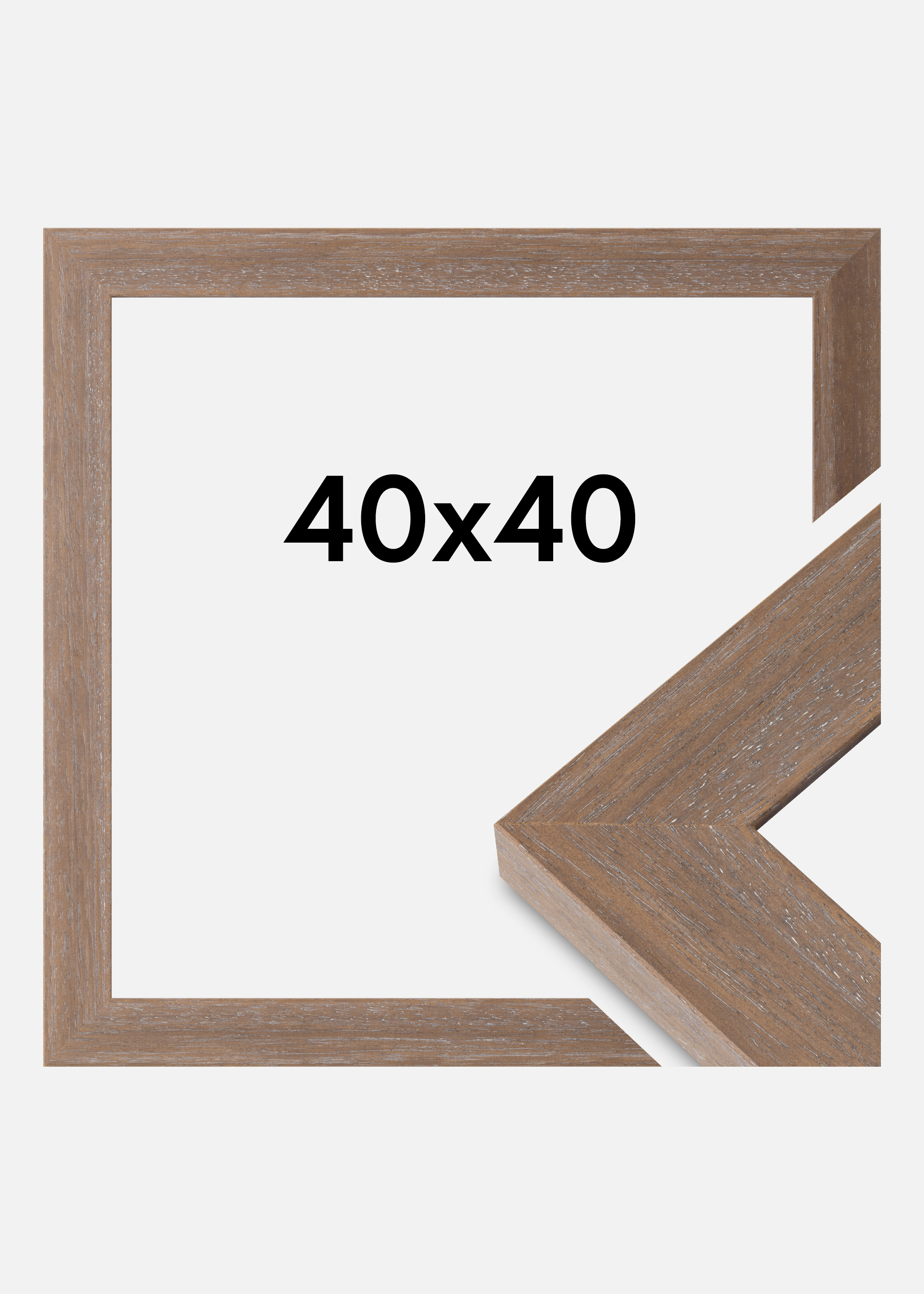 Frame Juno Acrylic Glass Grey 40x40 cm