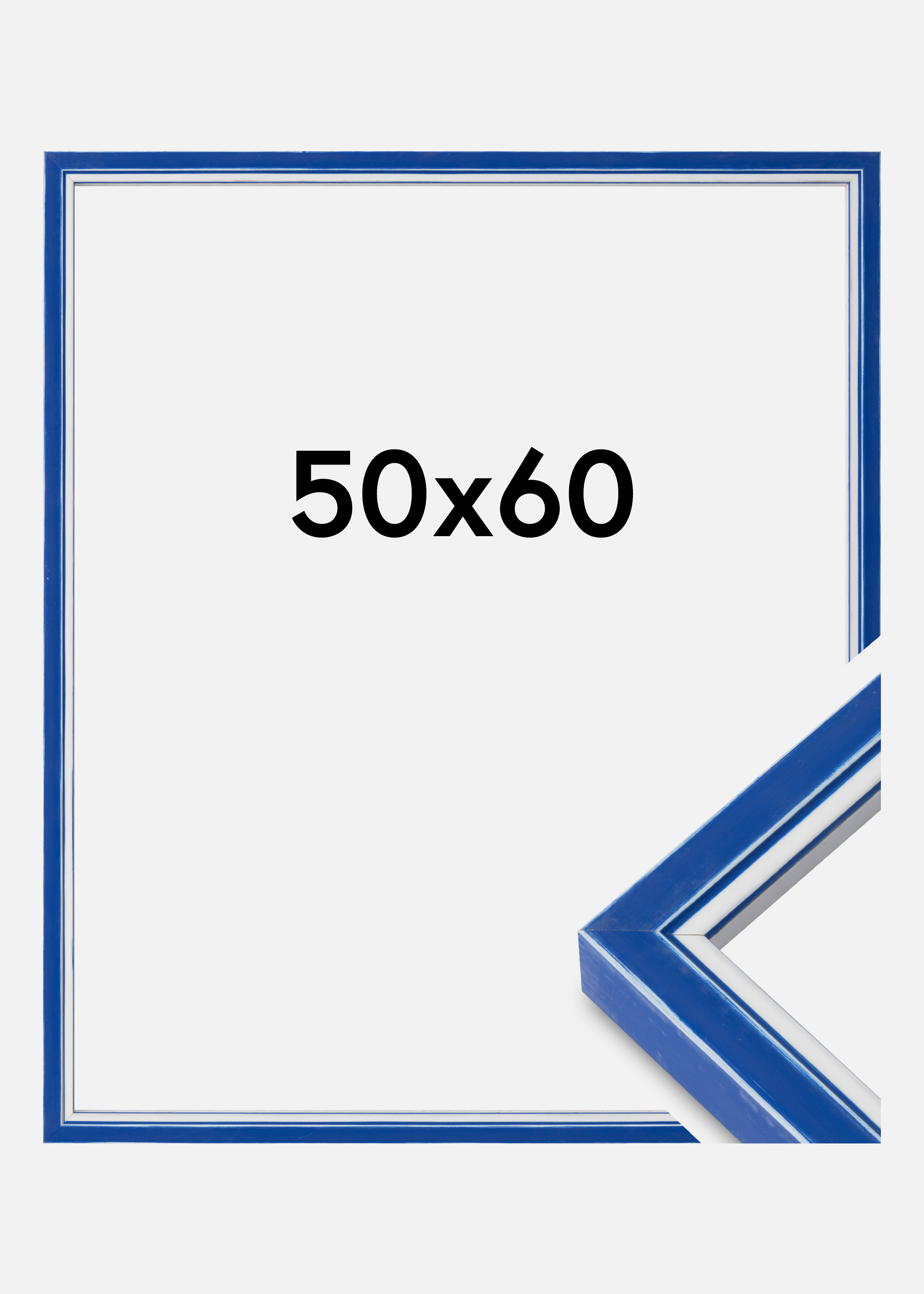 Frame Diana Acrylic Glass Blue 50x60 cm