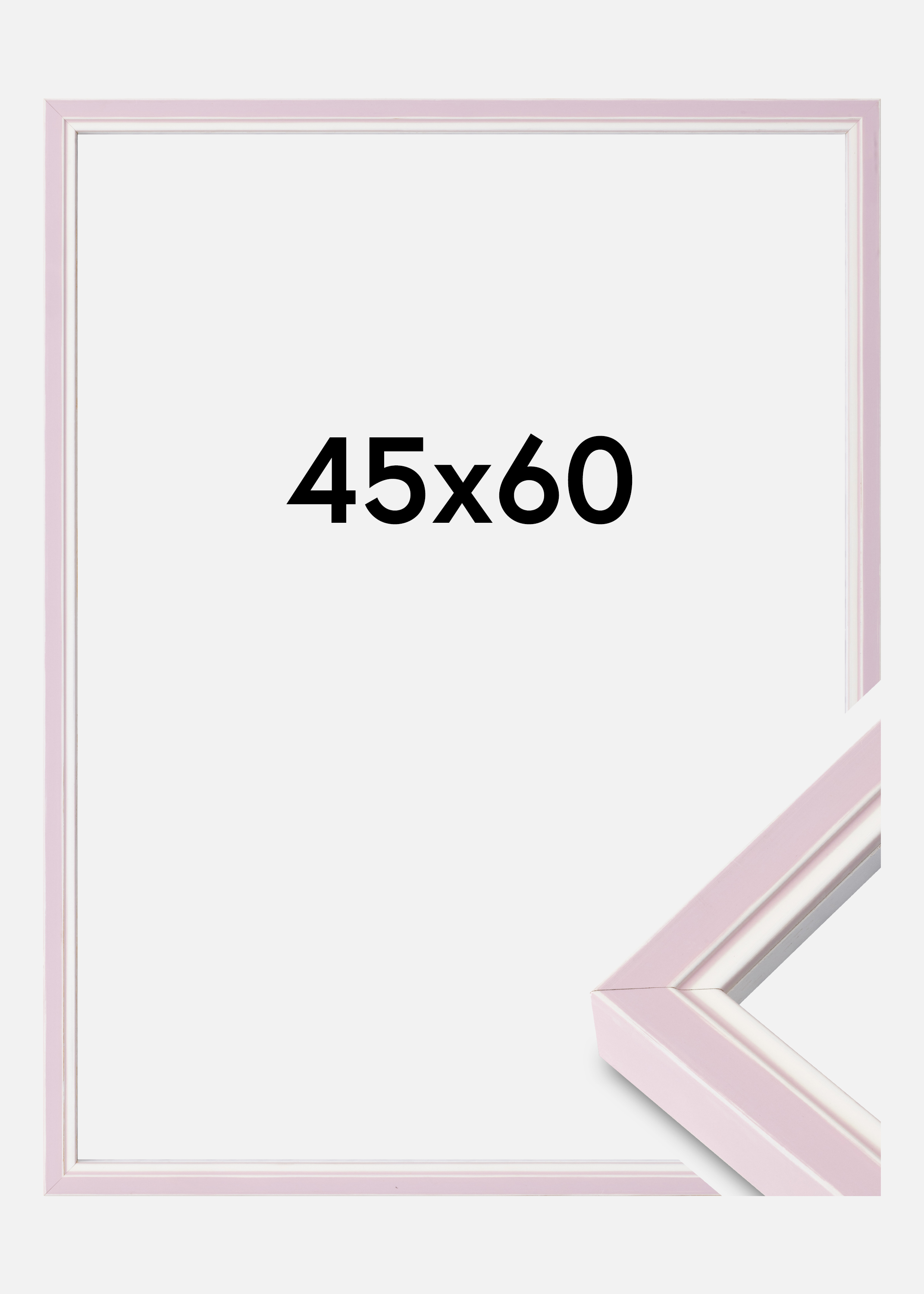 Frame Diana Acrylic Glass Pink 45x60 cm