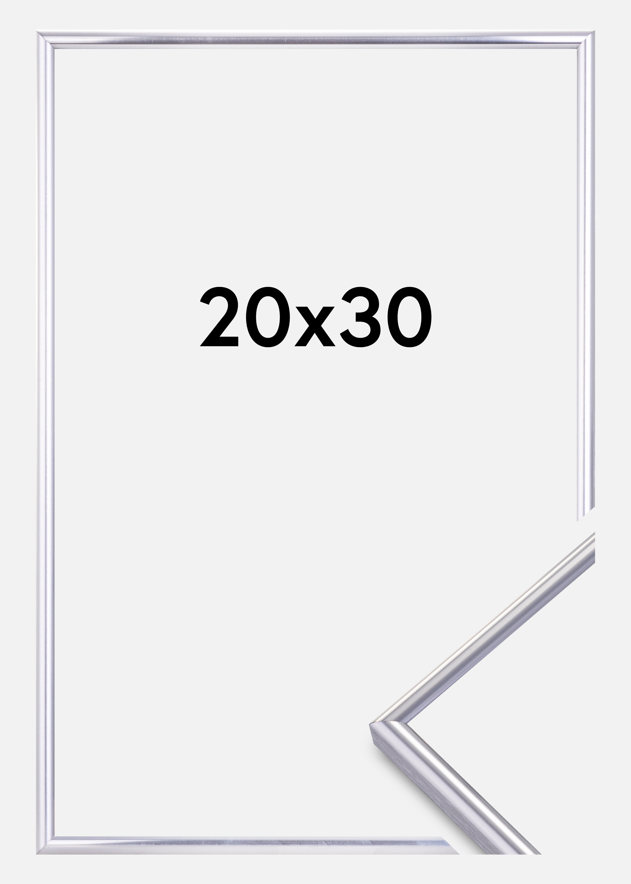 Frame Can-Can Silver 20x30 cm