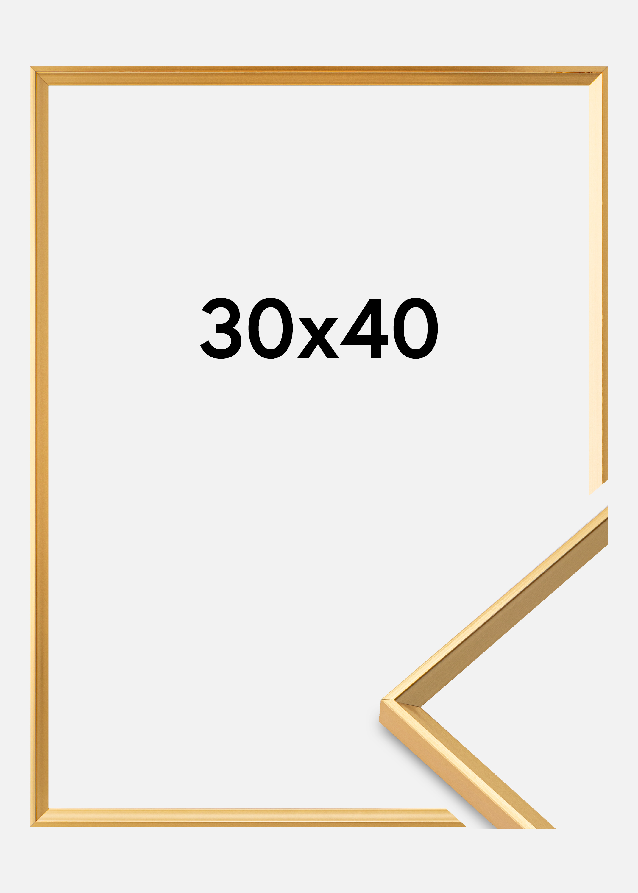 Frame Desire Acrylic glass Gold 30x40 cm