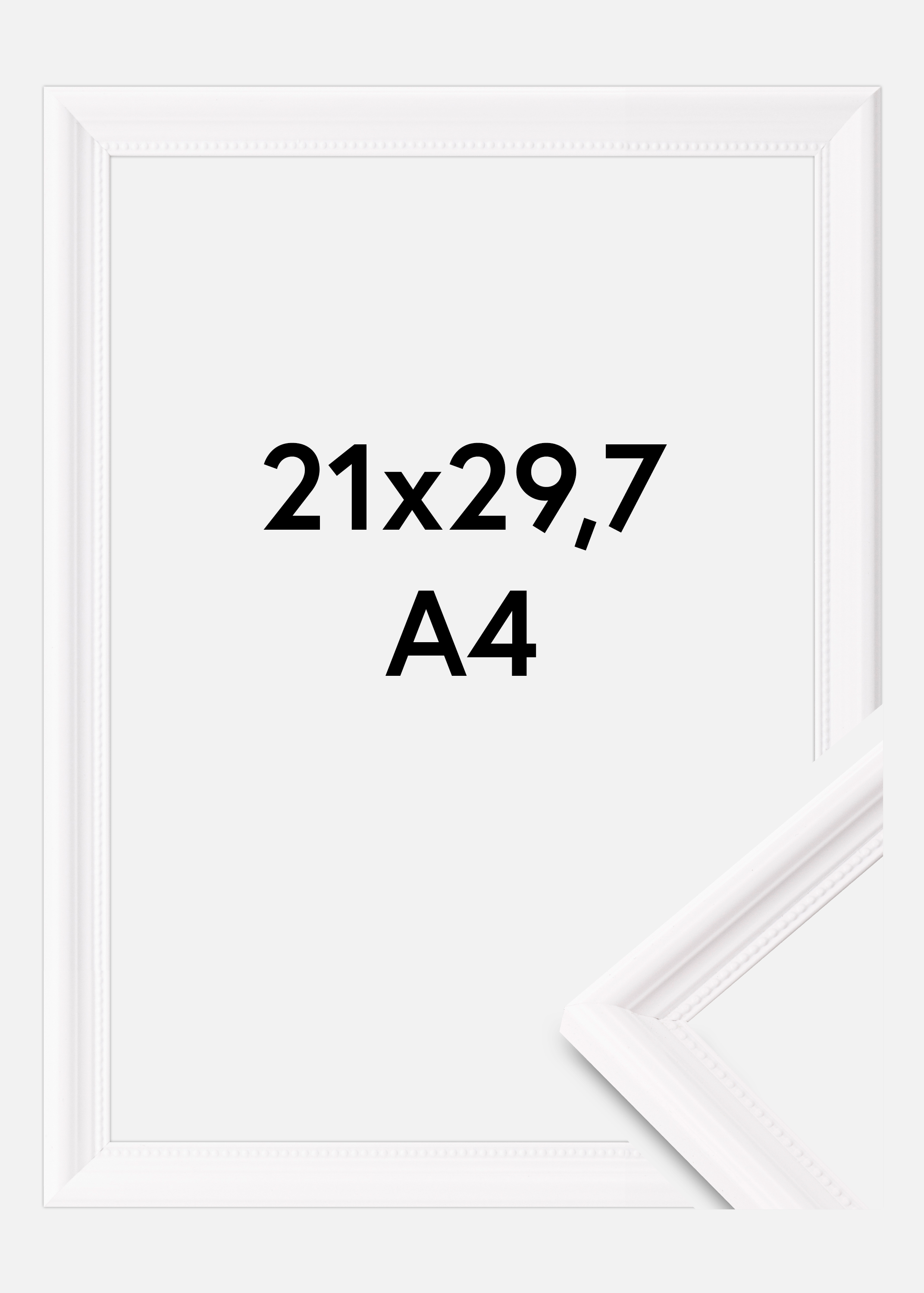 Frame Gala Acrylic Glass White 21x29.7 cm (A4)