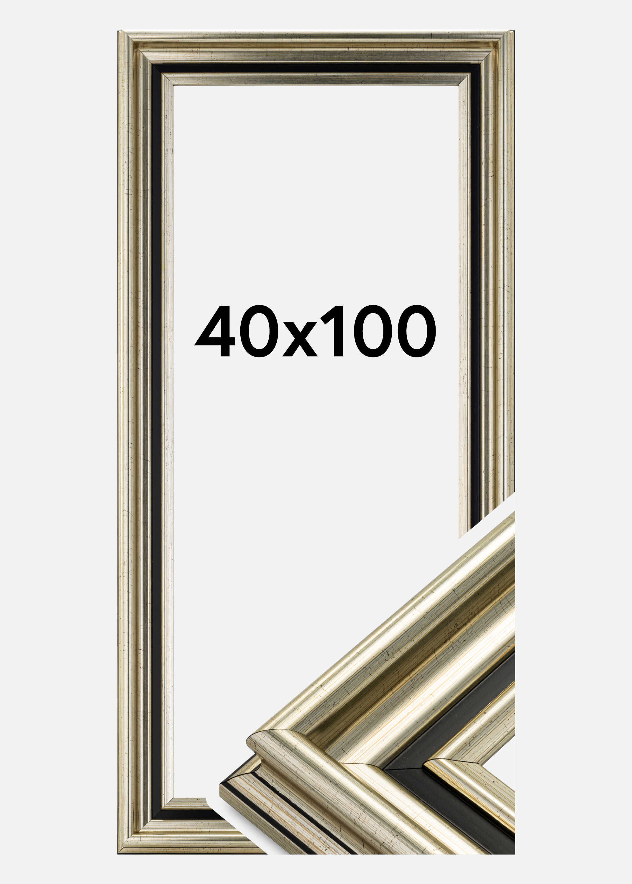 Frame Gysinge Premium Silver 40x100 cm