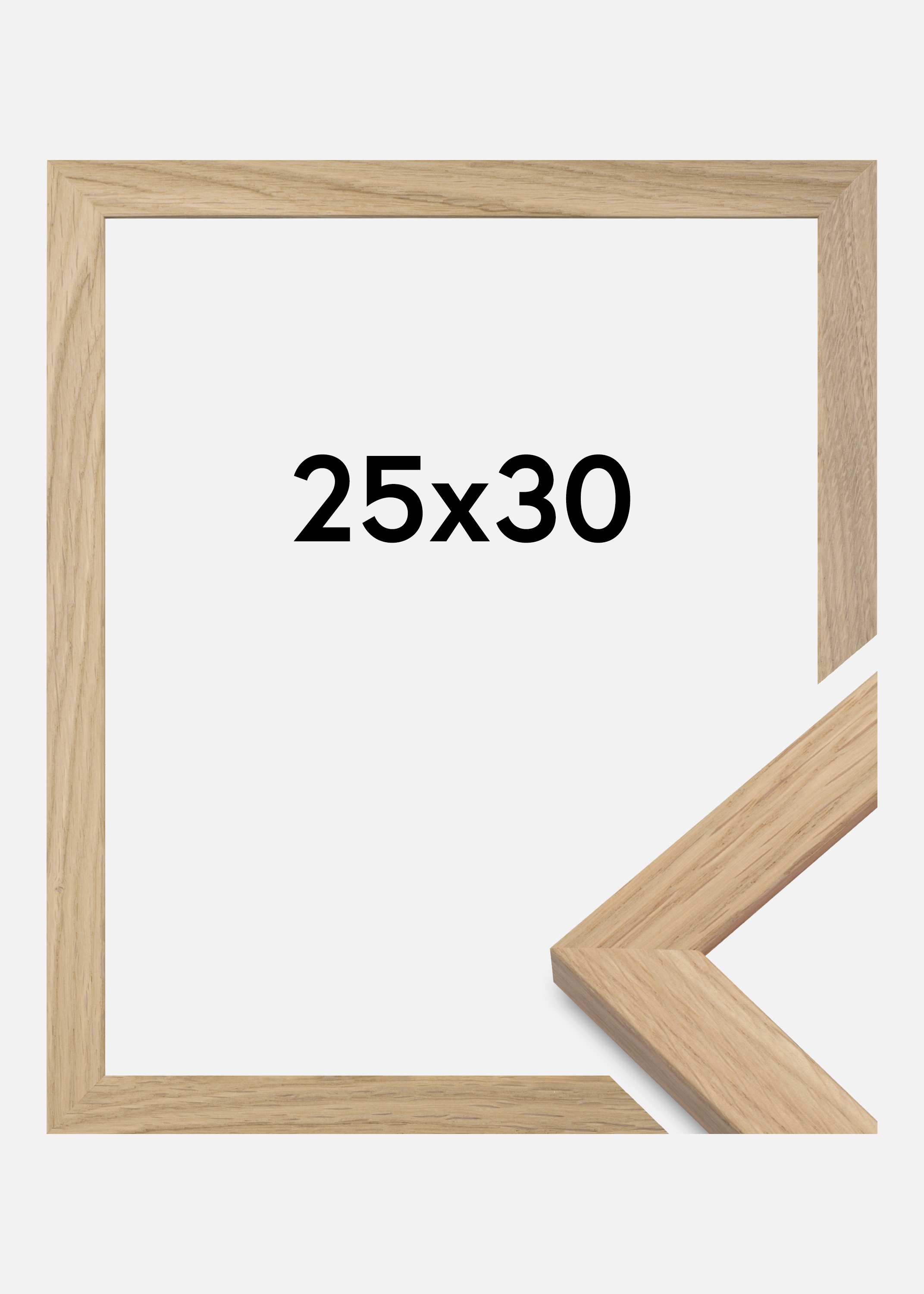 Frame Oak Wood Acrylic Glass 25x30 cm
