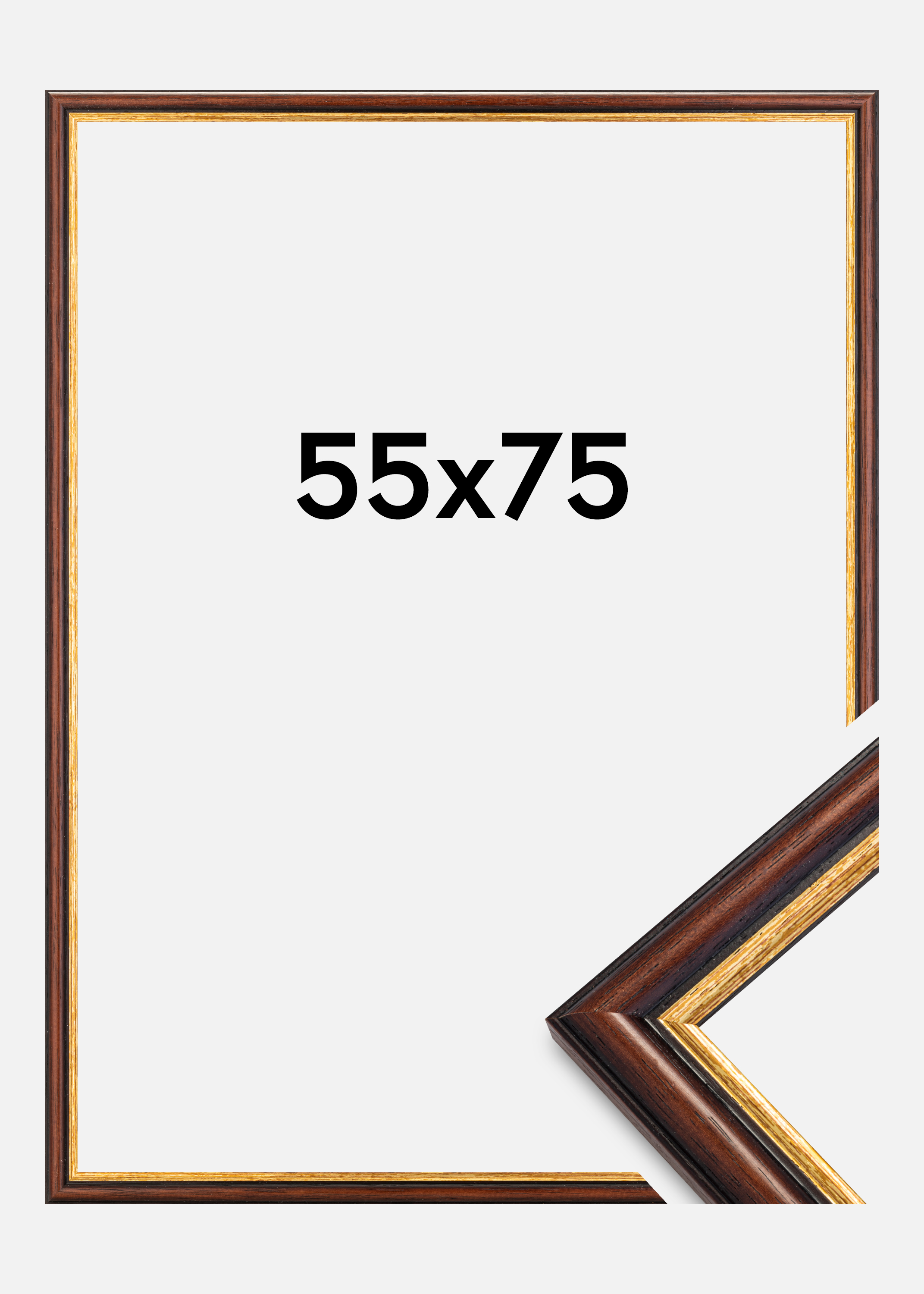 Frame Siljan Acrylic glass Brown 55x75 cm