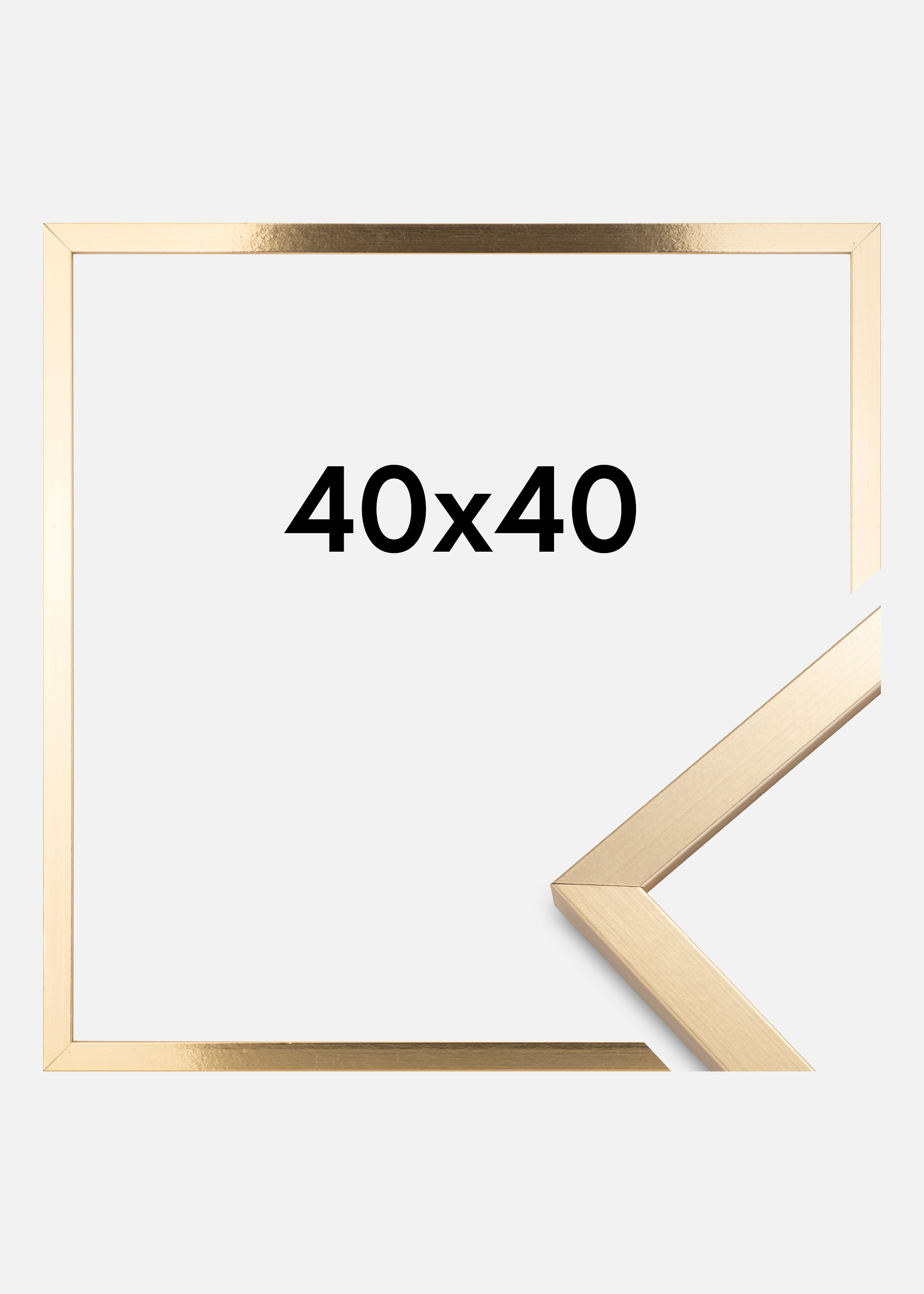 Frame Trendy Acrylic glass Gold 40x40 cm