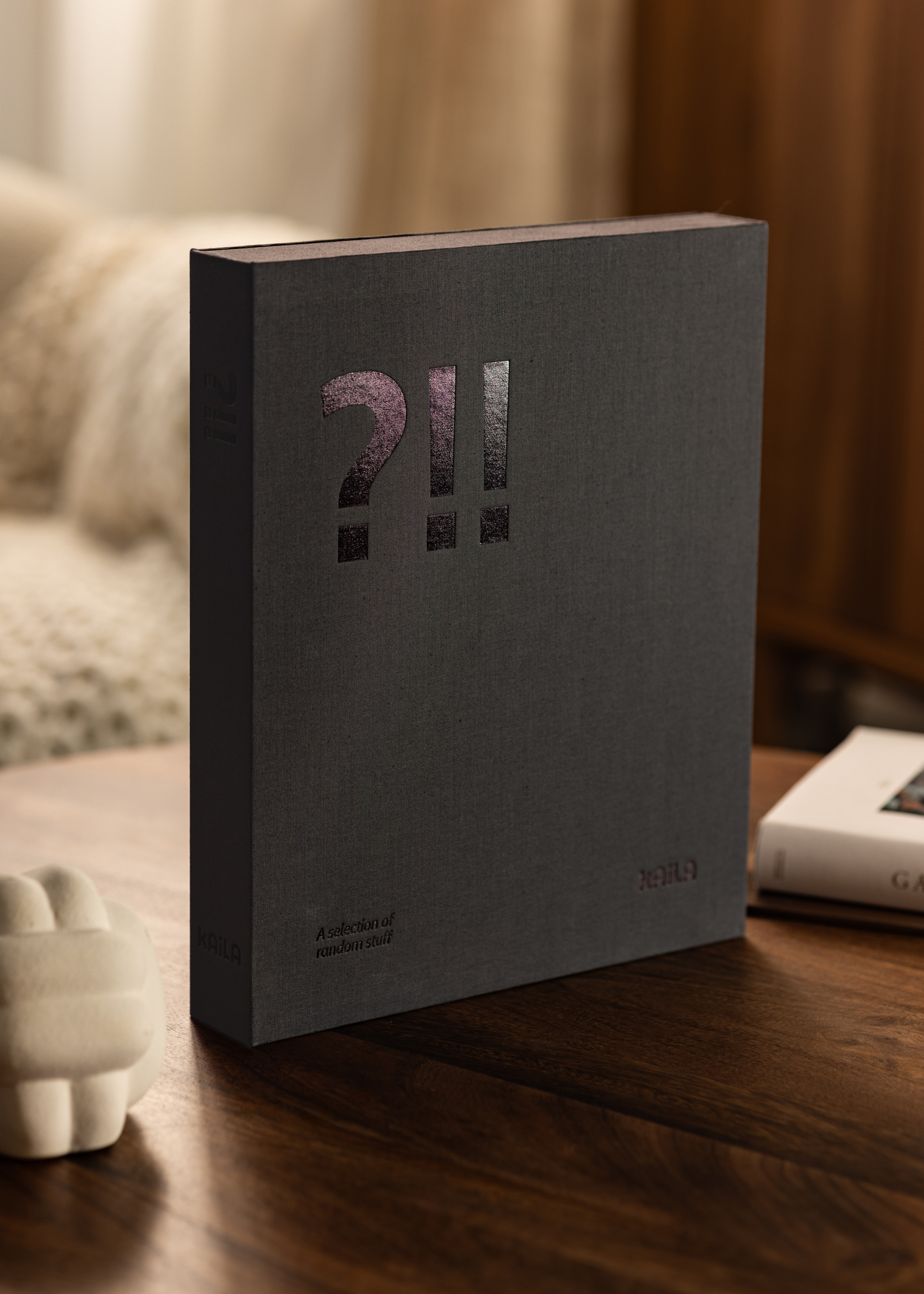 KAILA ?!! - Coffee Table Photo Album (60 Black Pages)
