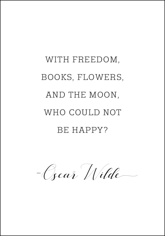 Buy With freedom, books, flowers, and the moon, who could not be happy ...