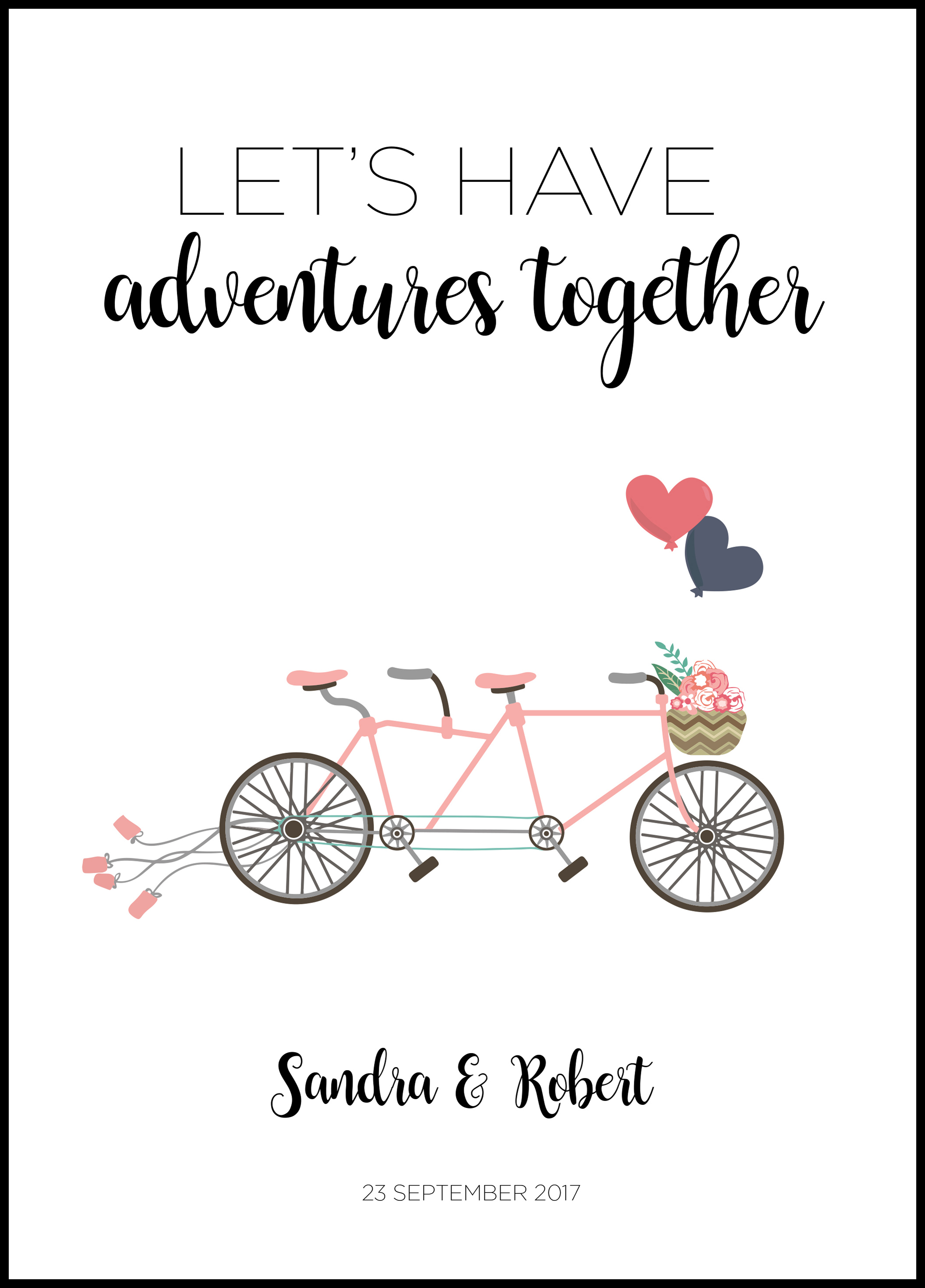Adventure bike (40x50 cm)