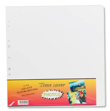 Focus Album sheets Timesaver Gigant - 10 White sheets
