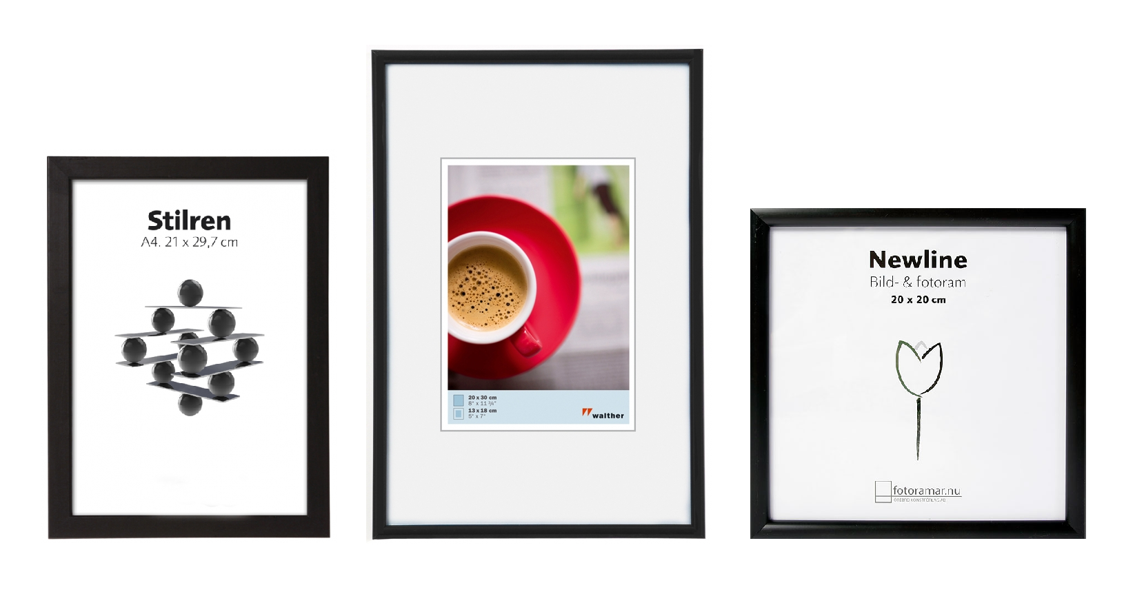 Pictures placed on the bottom-edge line 