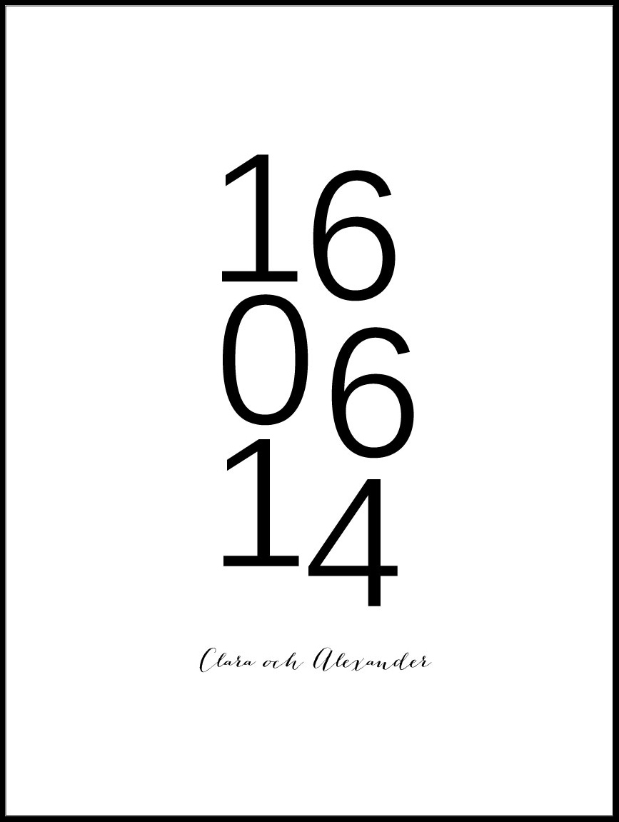 Our Day Black (21x29,7 cm (A4))