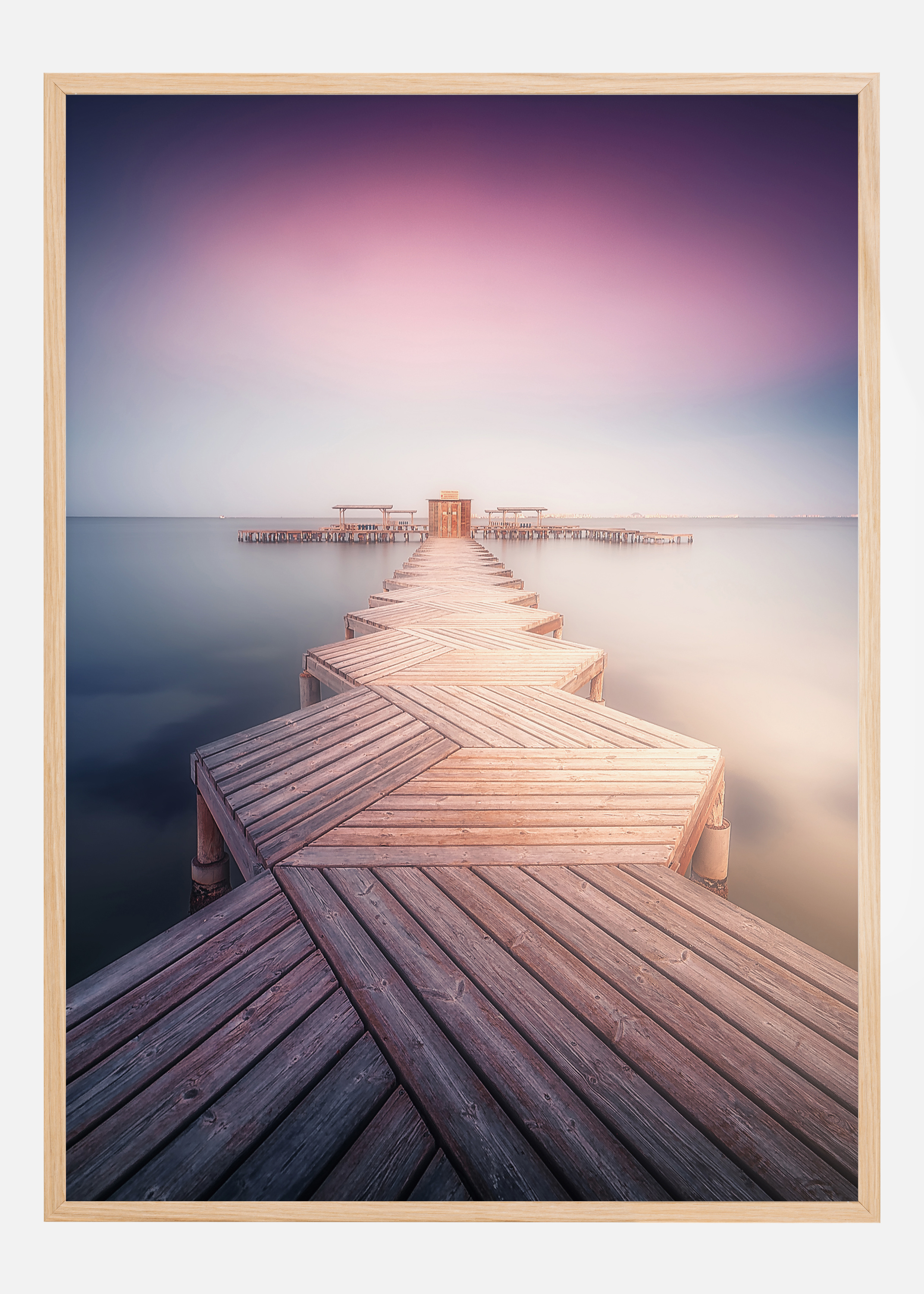 The Lighted Pier Poster (21x29.7 cm (A4))