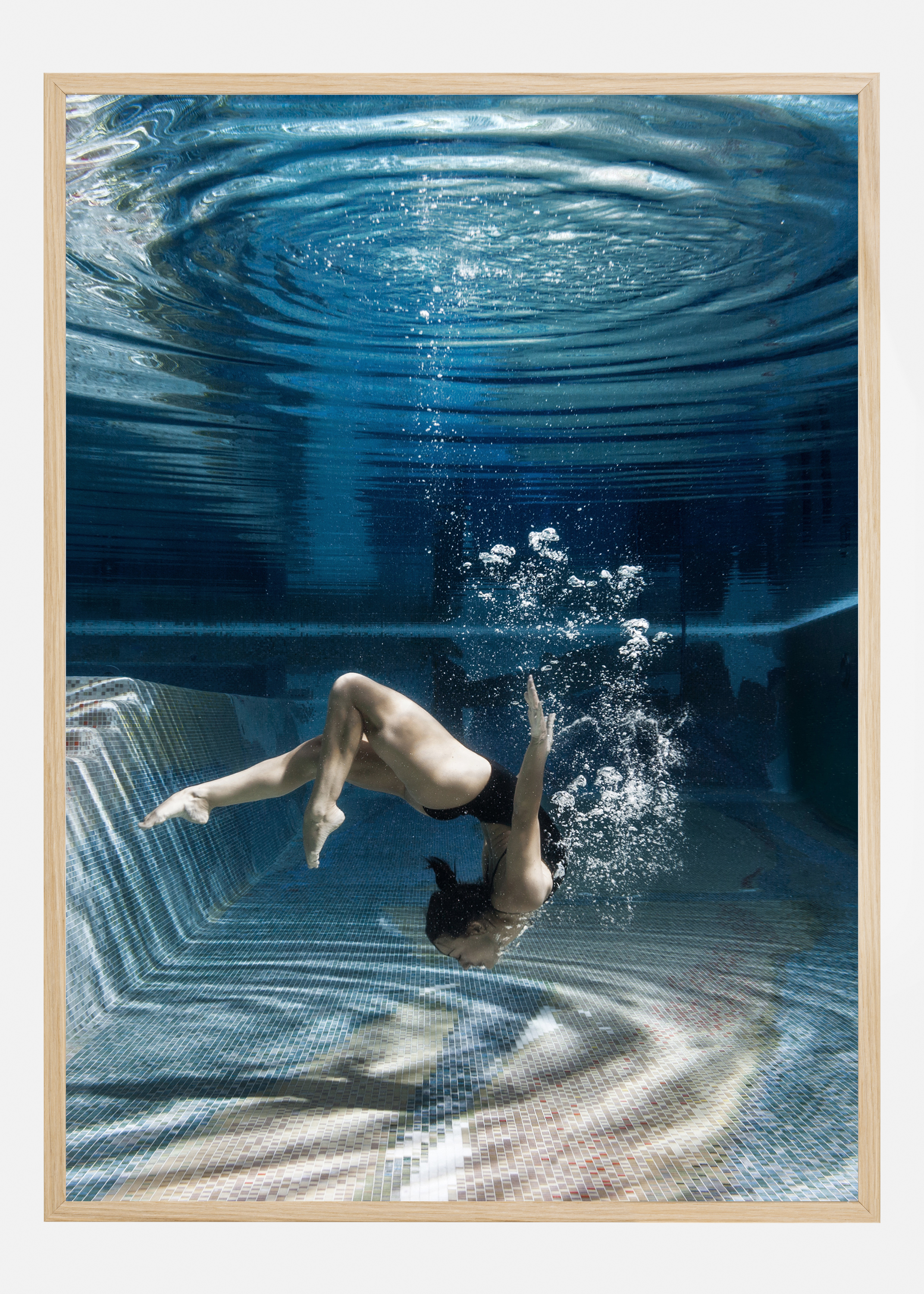 Swimming Inside Poster (21x29.7 cm (A4))