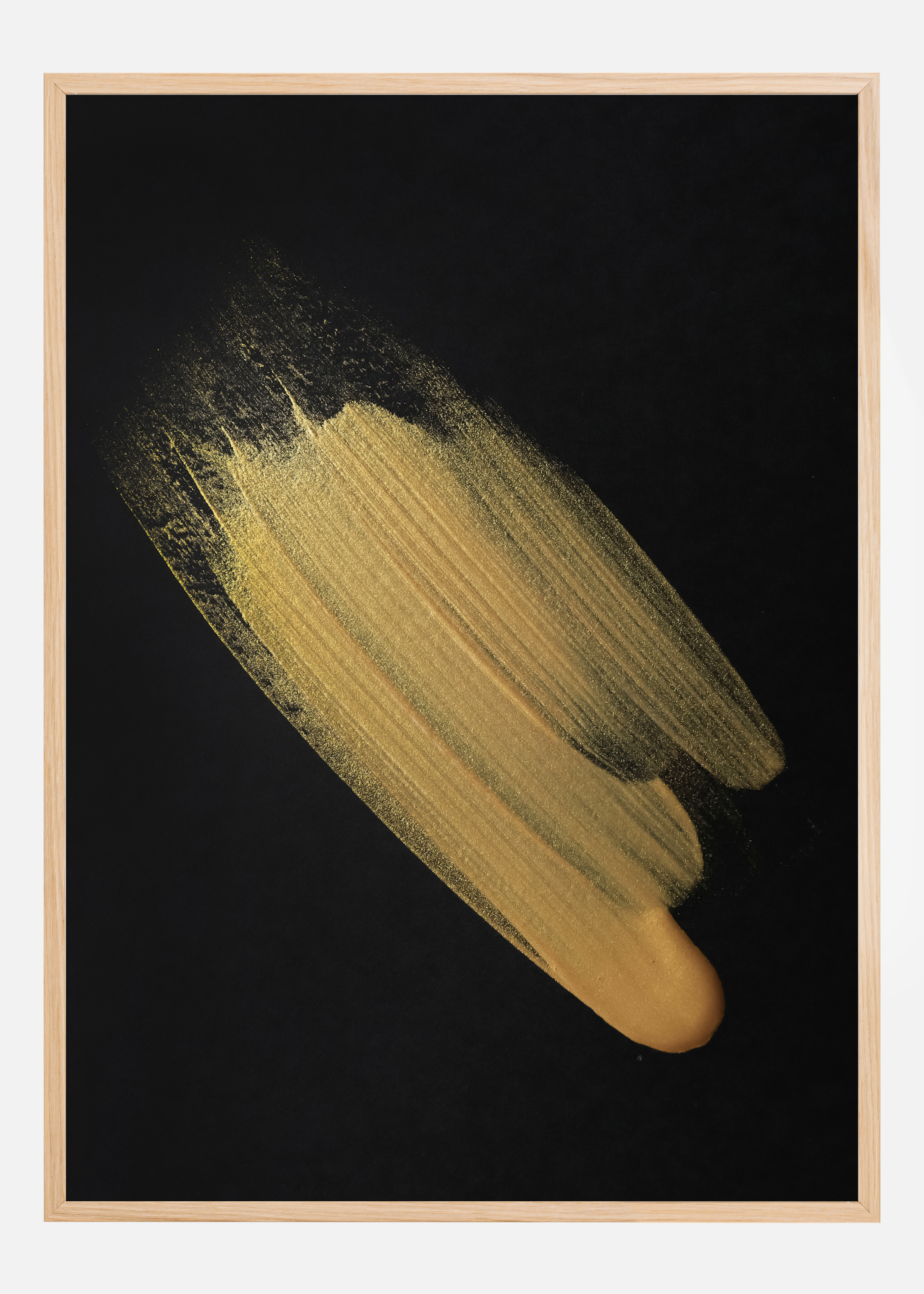 Abstract Gold Poster (21x29.7 cm (A4))