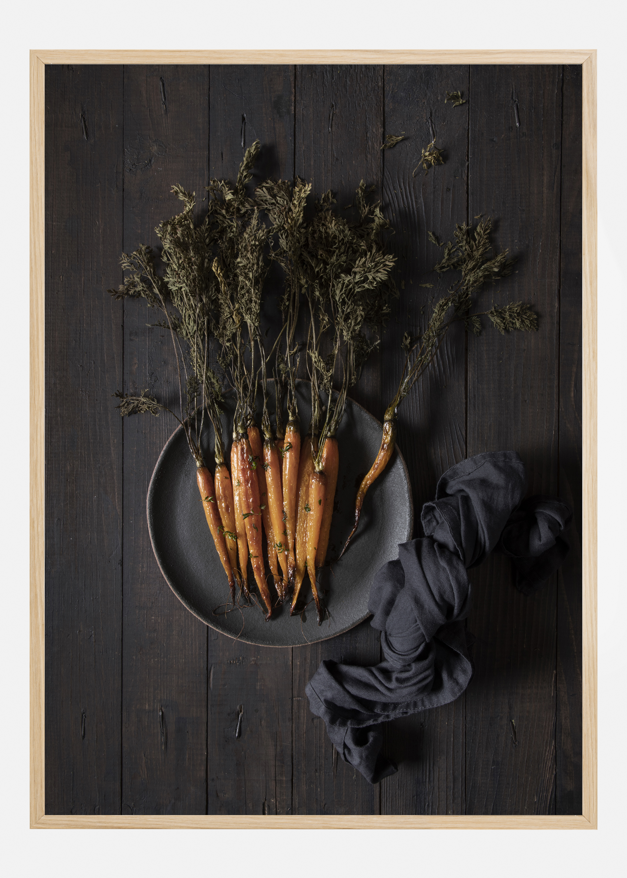 Roasted Carrots Poster (50x70 cm)